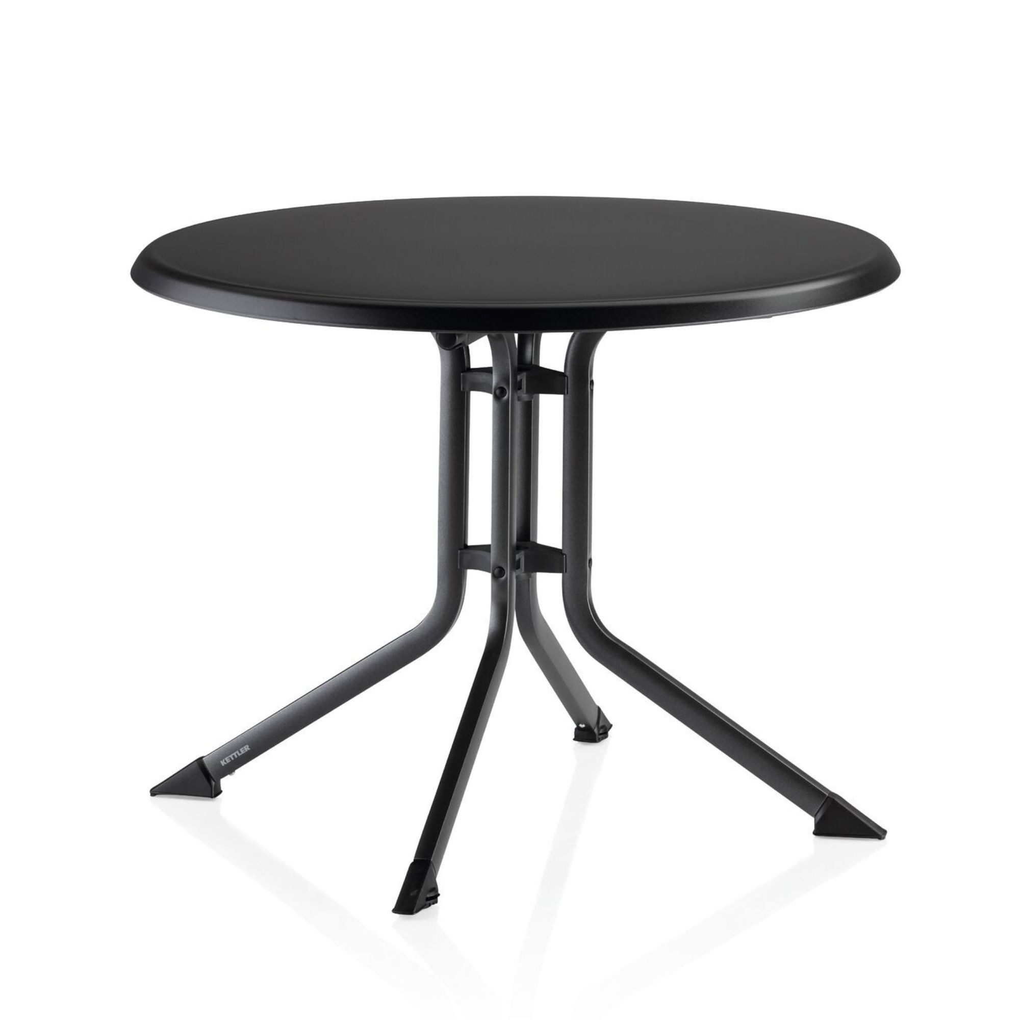 KETTLER Klappstuhl KETTLER Alu Klapptisch Boulevard rund 70cm Kettalux anthrazit