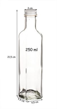 BigDean Trinkflasche Glasflaschen