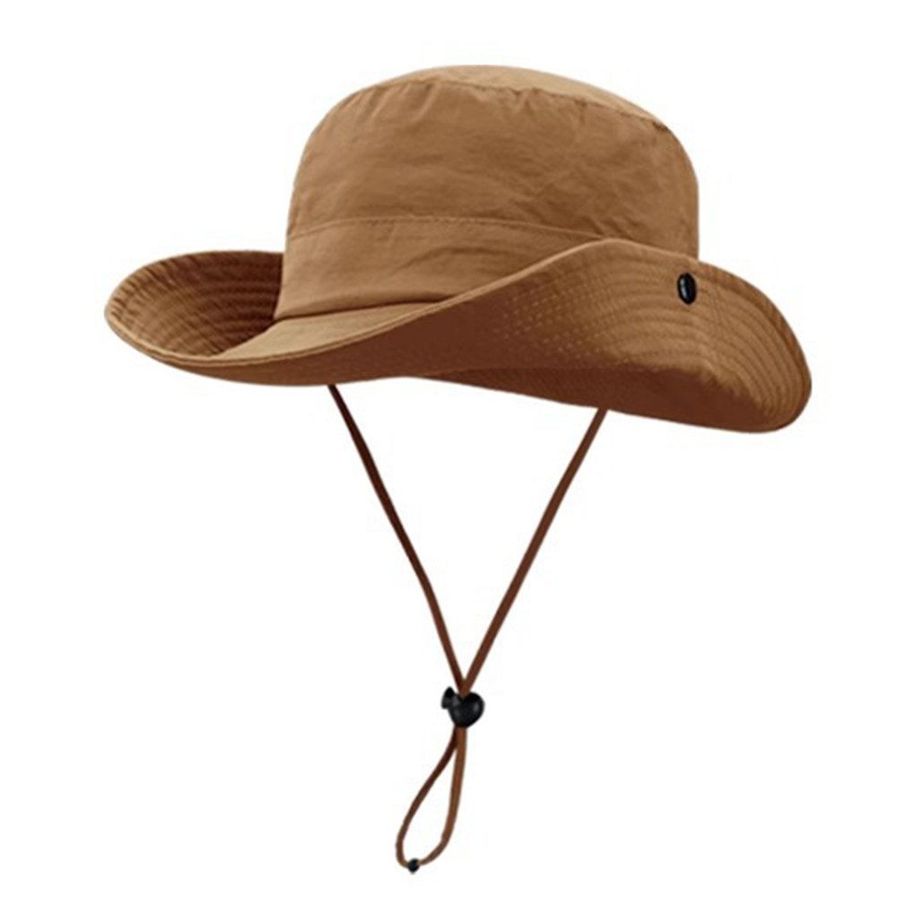 Zaewry Sonnenhut Regenhut Fischerhut Faltbar Tragbar Anglerhut Sommerhut Schnelltrocknender Bucket Hat Für Männer und Frauen