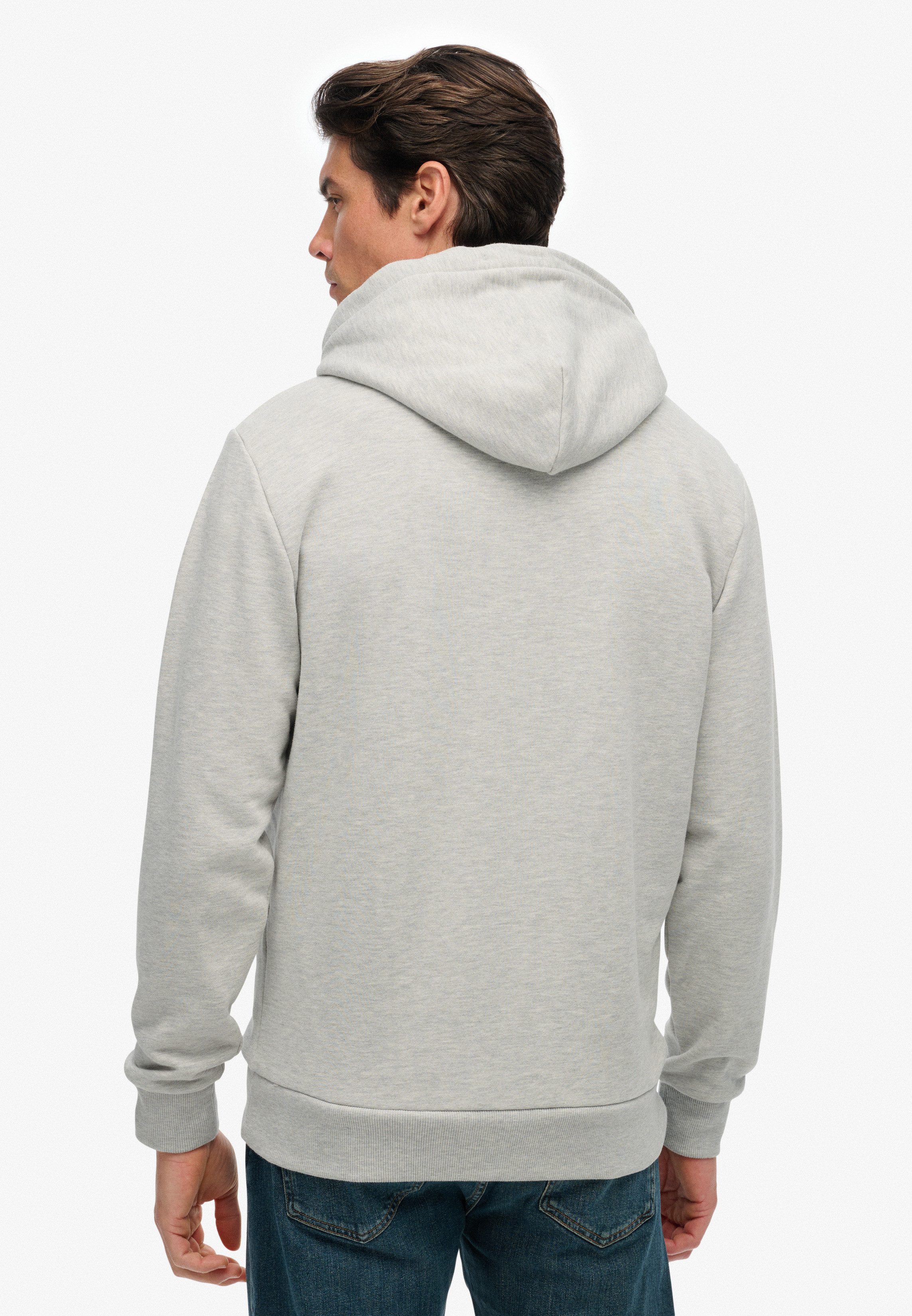 Superdry Kapuzensweatshirt SD-ATHLETIC ESS HOODIE Baumwollmischung, Kängurutasche – Bild 3 von 5