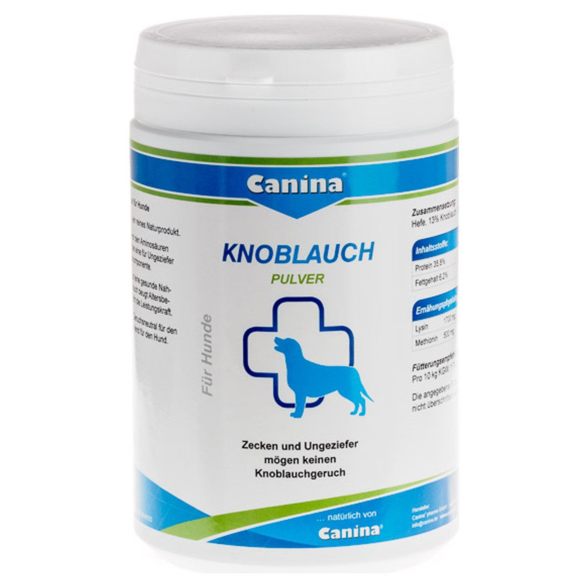 Canina Knoblauch Pulver 700 g, Snack für: Hund