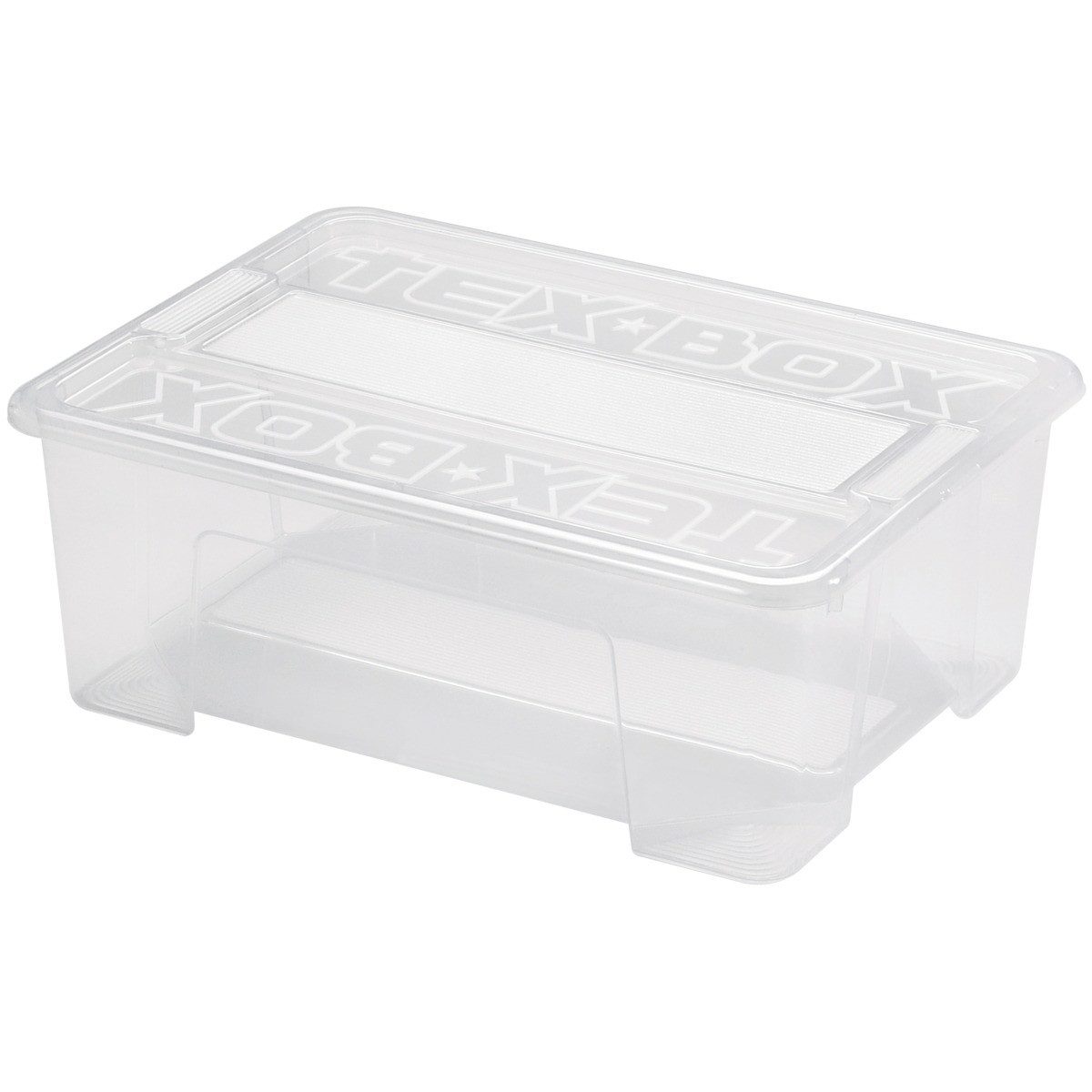 Heidrun Aufbewahrungsbox Aufbewahrungsbox TexBox mit Deckel transparent 38x28x14cm