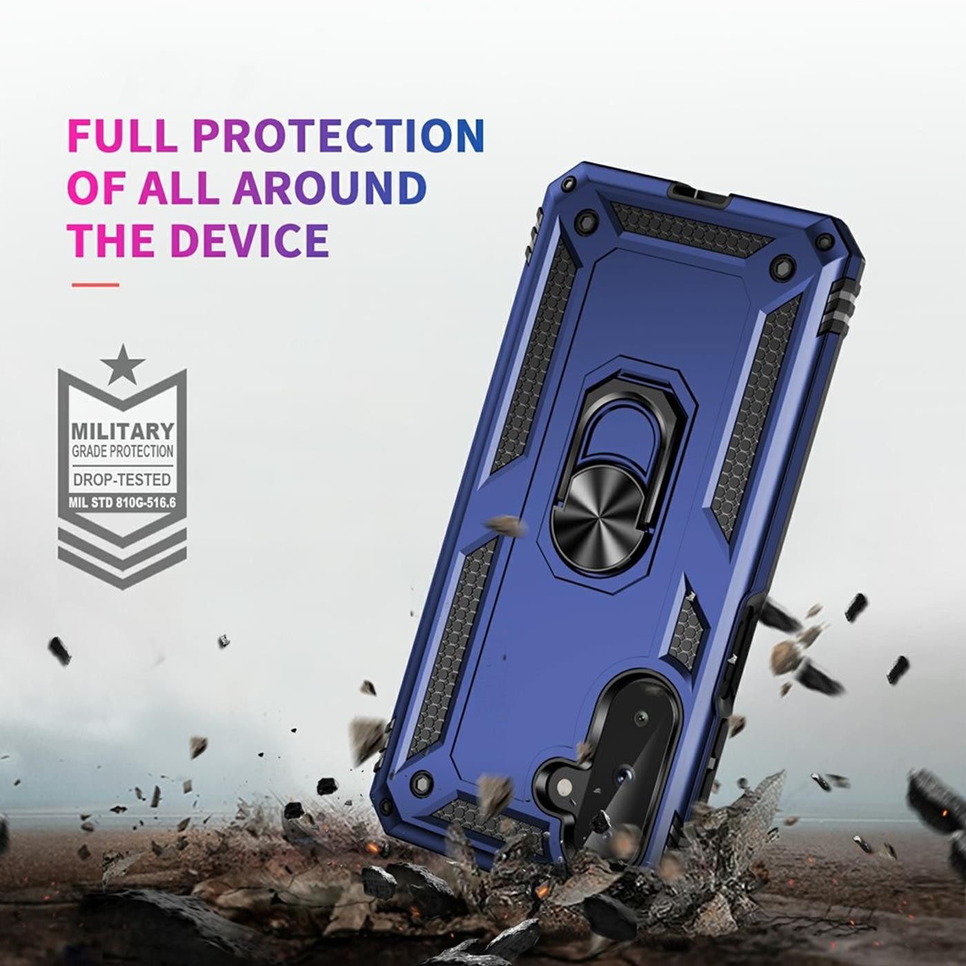 CoolGadget Handyhülle Armor Shield Case für Samsung Galaxy A17 5G 6,7 Zoll, Outdoor Cover mit Magnet Ringhalterung Hülle für Samsung Galaxy A17 – Bild 5 von 5