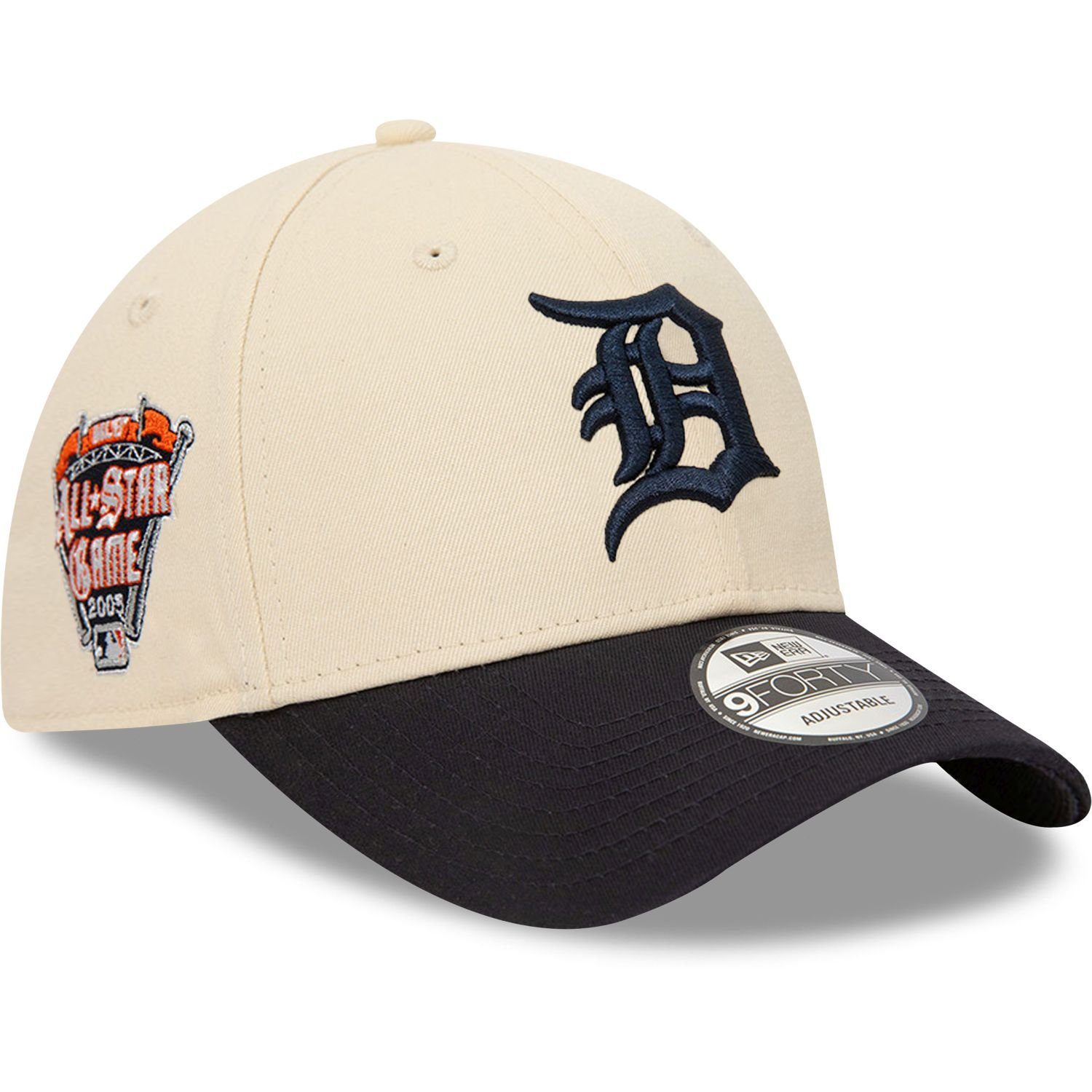 New Era Baseball Cap 9Forty Strapback SIDEPATCH Detroit Tigers