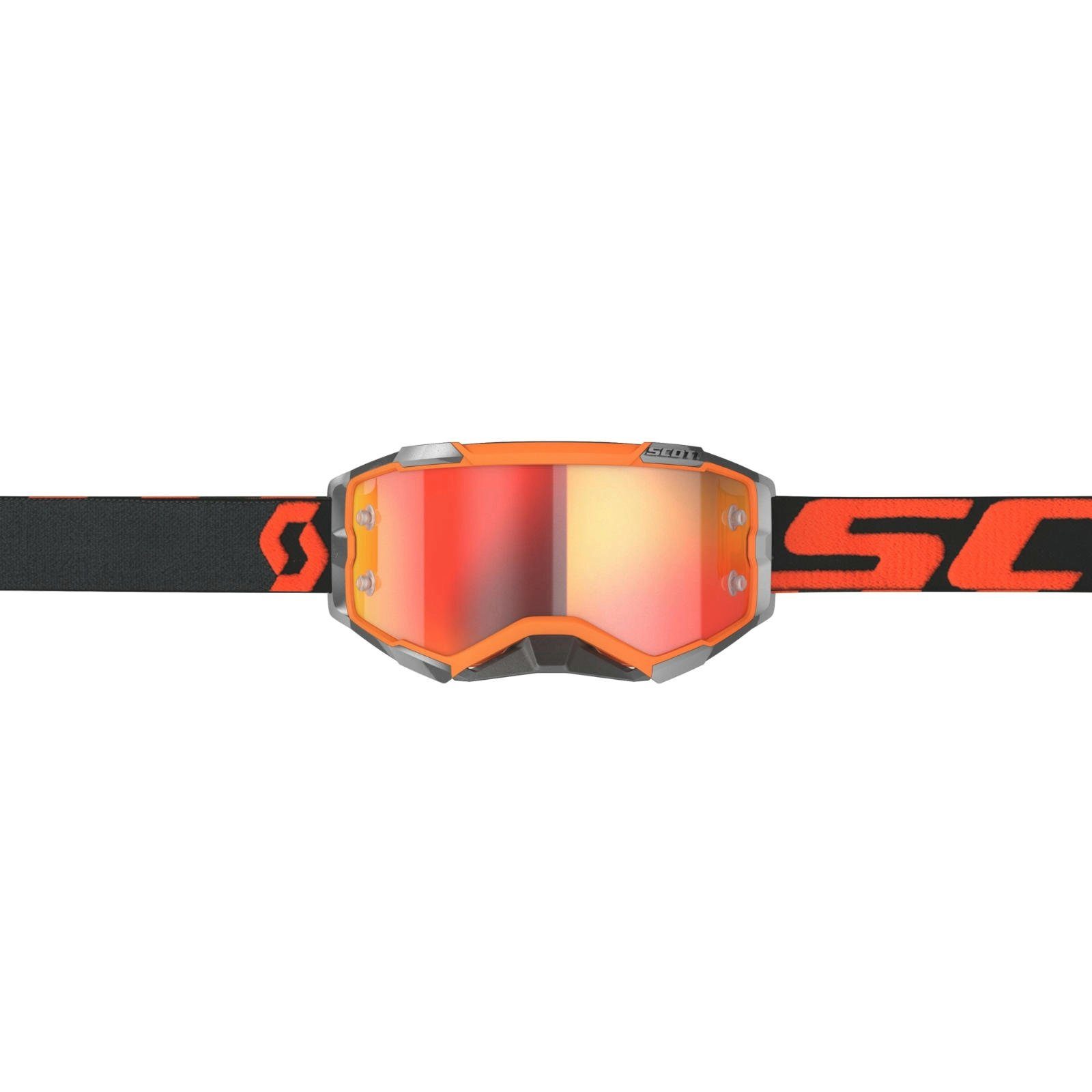 Scott Schwarz Orange Motorradbrille