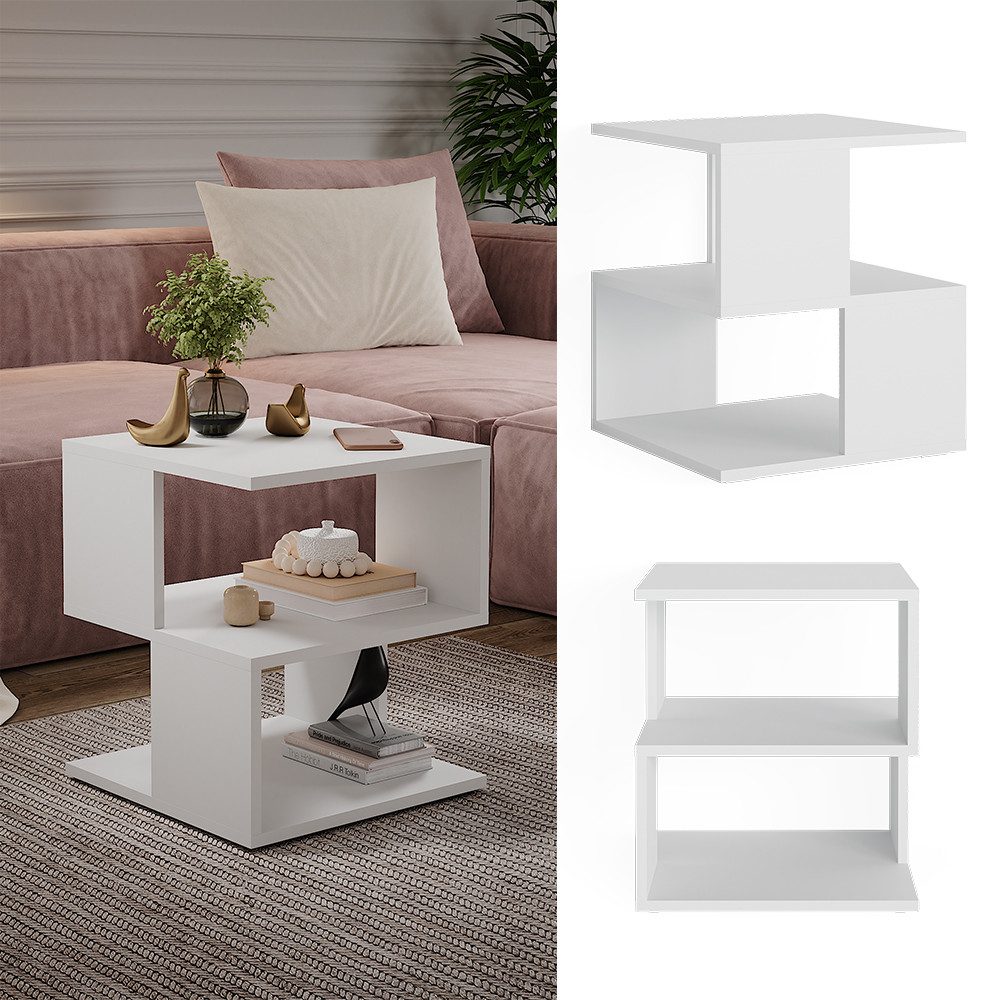 Vicco Couchtisch Marold, Weiß, 40 x günstig online kaufen