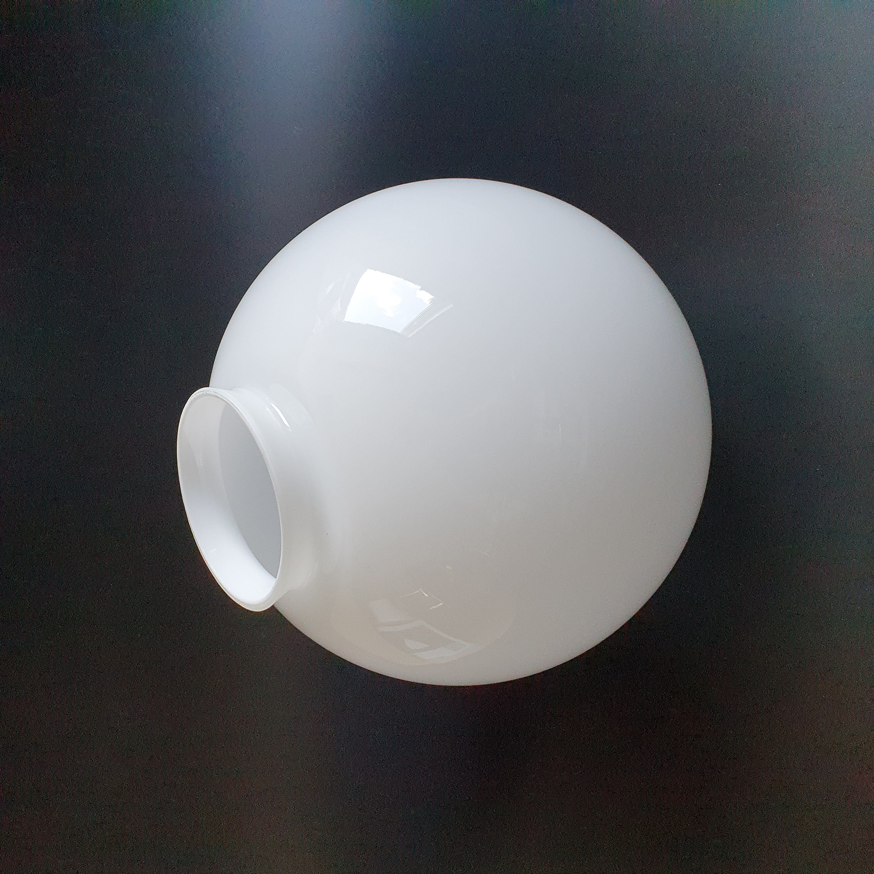 Lichthandel Hoch Lampenschirm Kugelglas Aussenleuchte Ersatzglas, Ersatzglas Glas: glänzend Ersatzschirm Weiß Lampenglas
