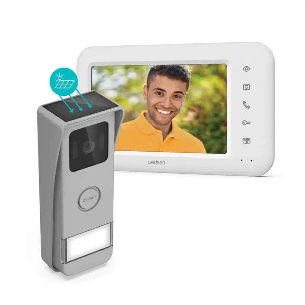 Avidsen Video-Türsprechanlage Extel Türsprechanlage Elia Solar Wave 7 Zoll