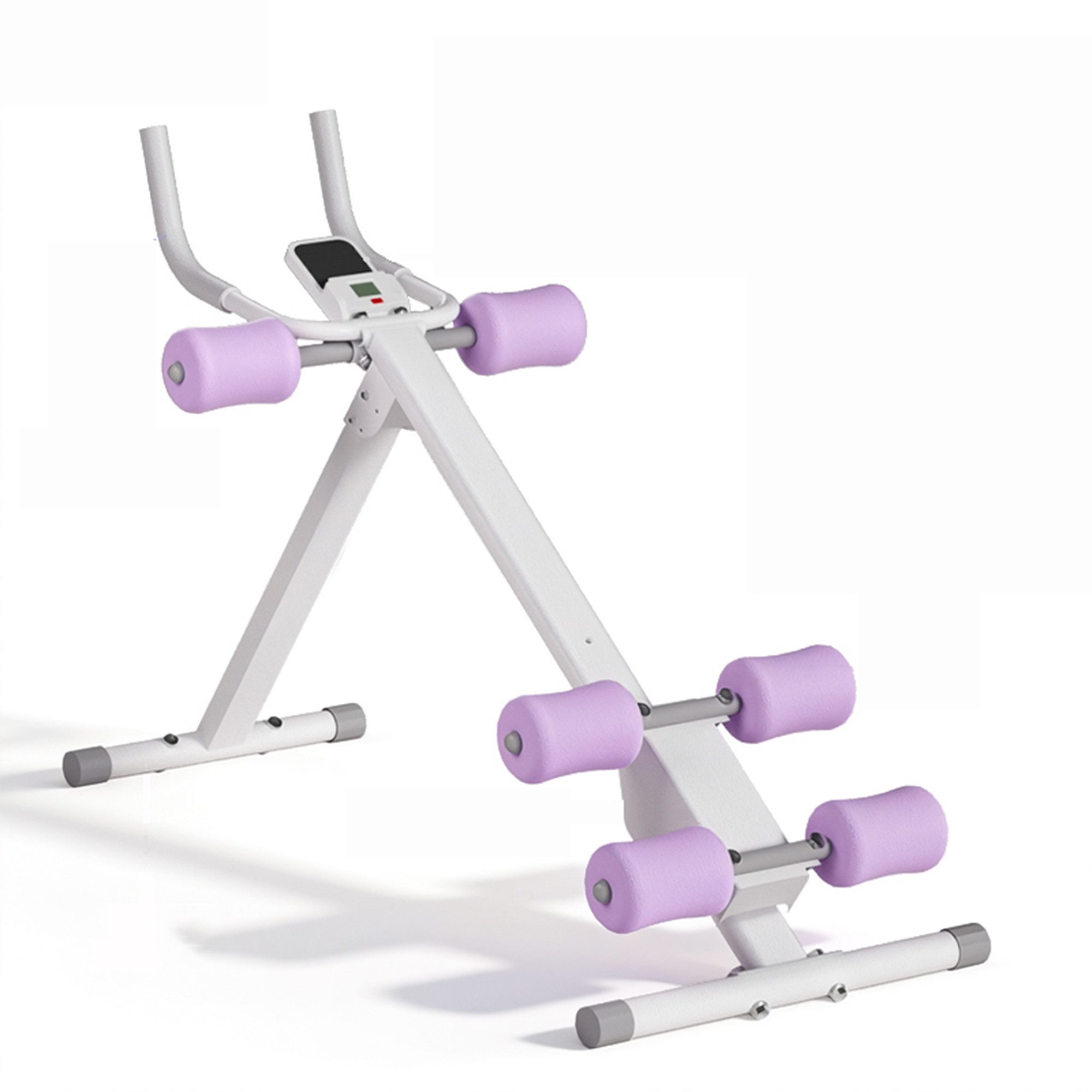 BAYMATE Bauchtrainer Home Bauchmuskeltrainer Faltbares Design (mit LED-Anzeige Core Trainer Multifunktionales Heimfitnessgerätfür Bauch-und GesäBmuskulatur)