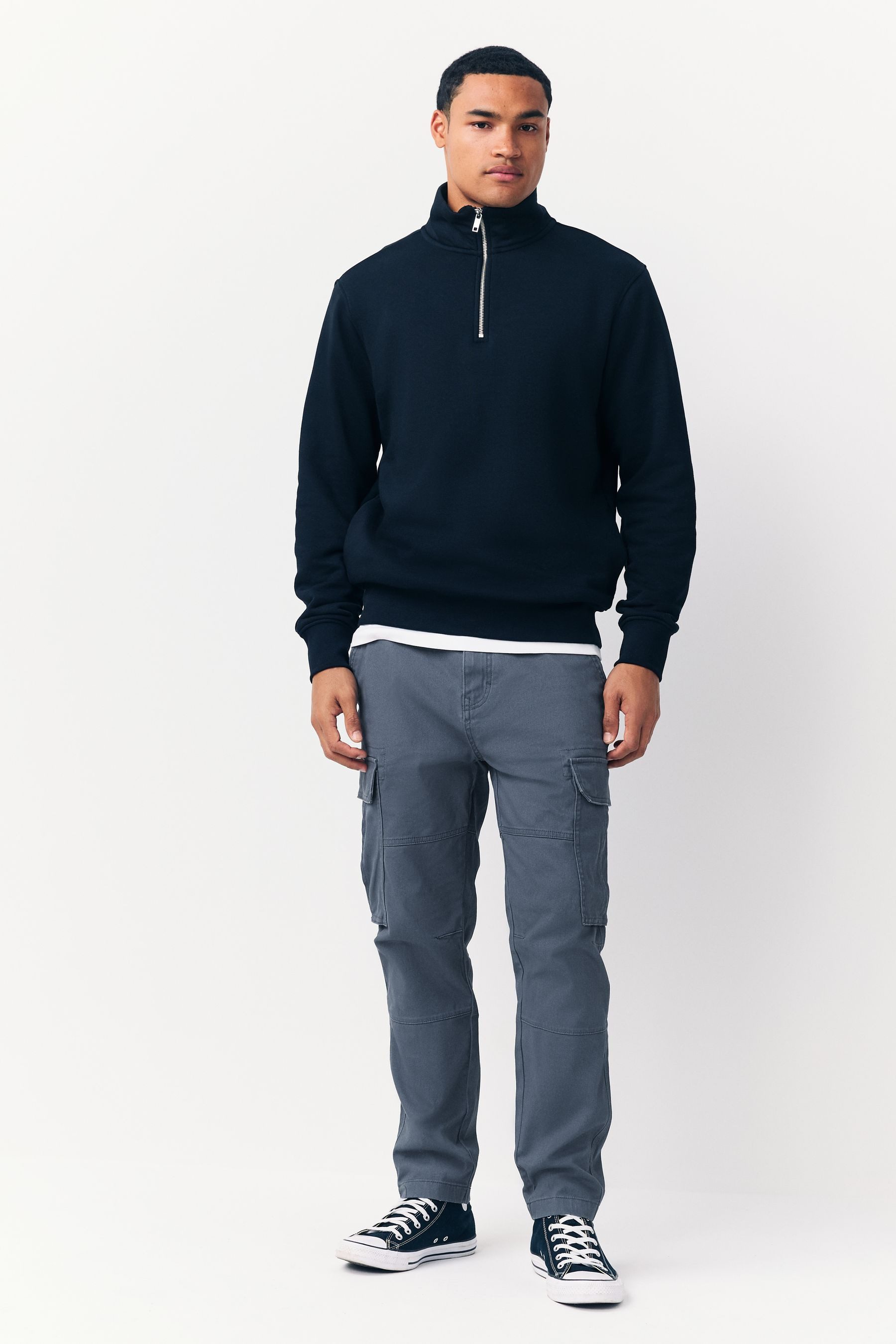 Next Stretch-Hose Slim Fit Cargo-Hose aus Stretch-Baumwolle (1-tlg)