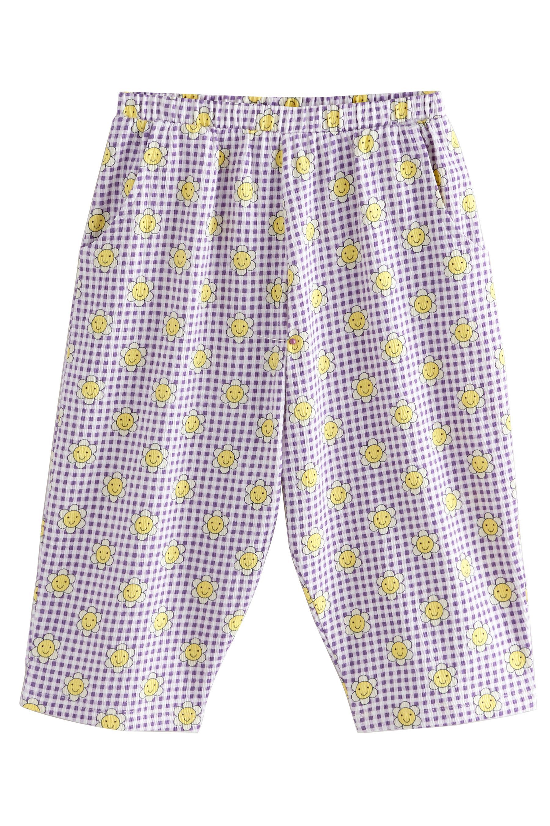 Next Schlupfhose Strukturierte Hose mit weitem günstig online kaufen