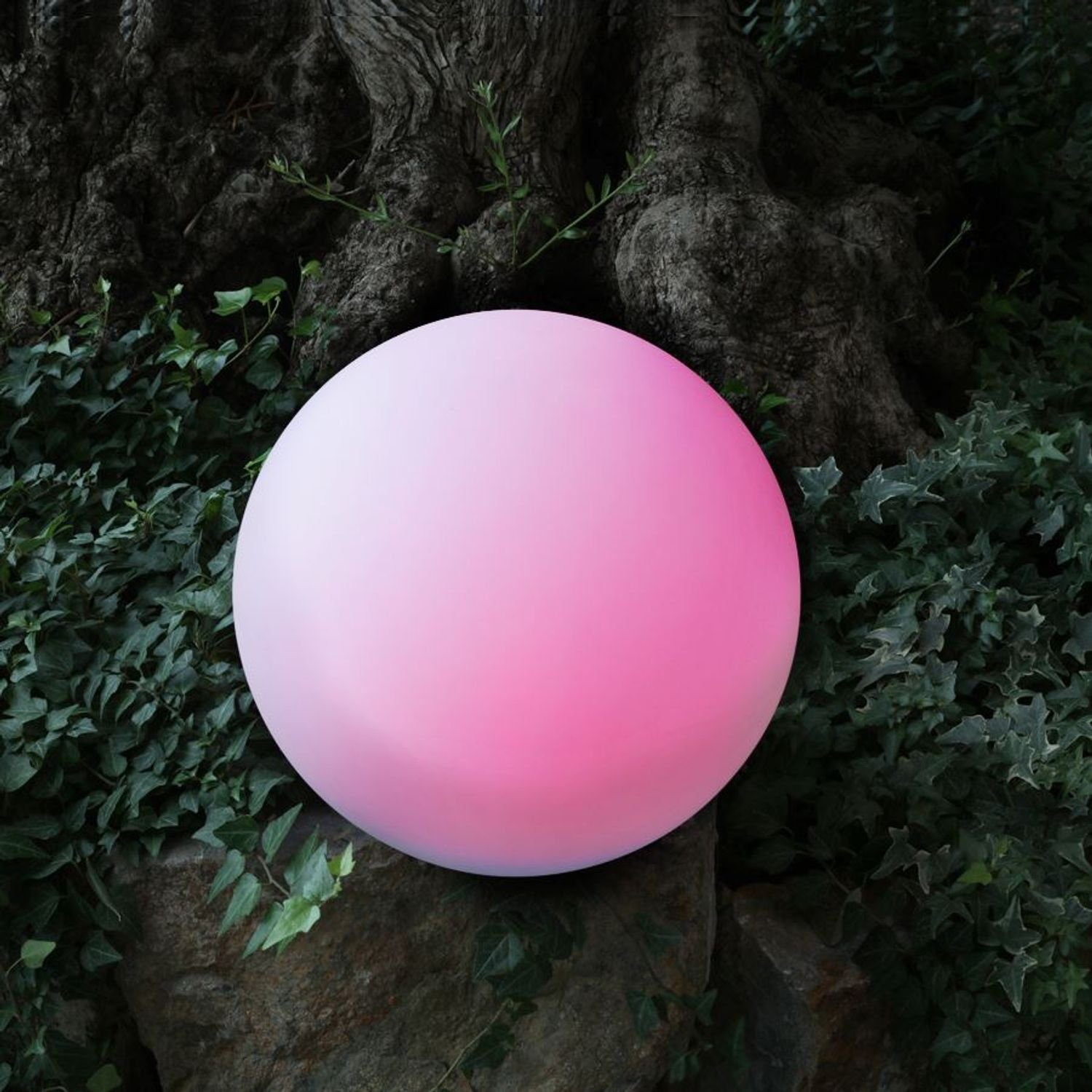 Kugelleuchte Kugel BURI Solar-LED-Gartenleuchte Leuchtkugel Gartenlampe Farbwechsle 30cm