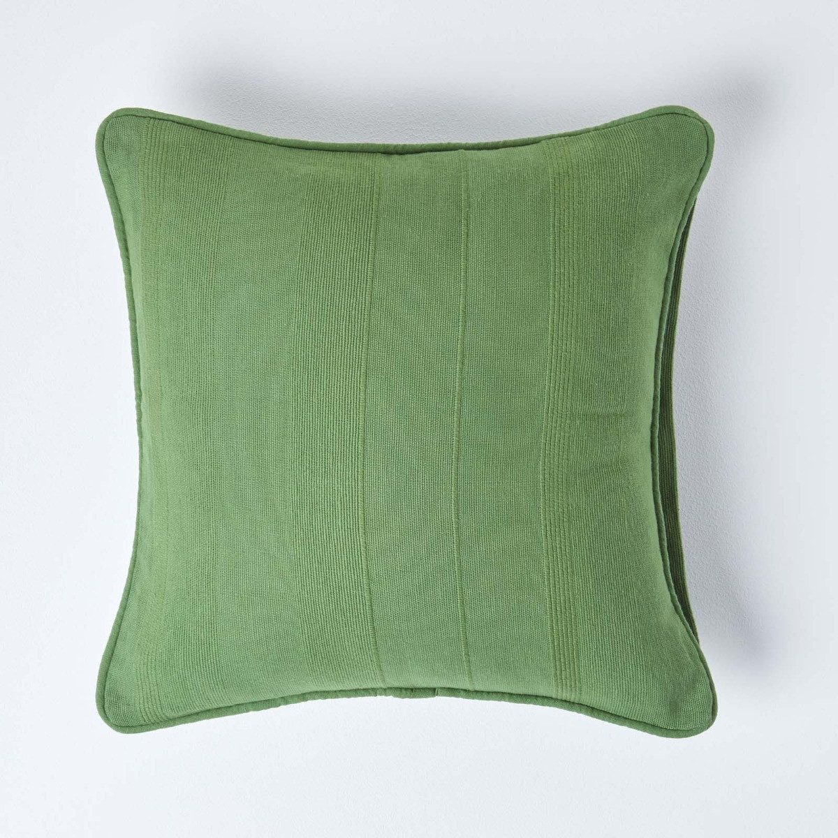 Kissenhülle Kissenbezug Rajput aus Baumwolle, olivgrün, 45 x 45 cm, Homescapes