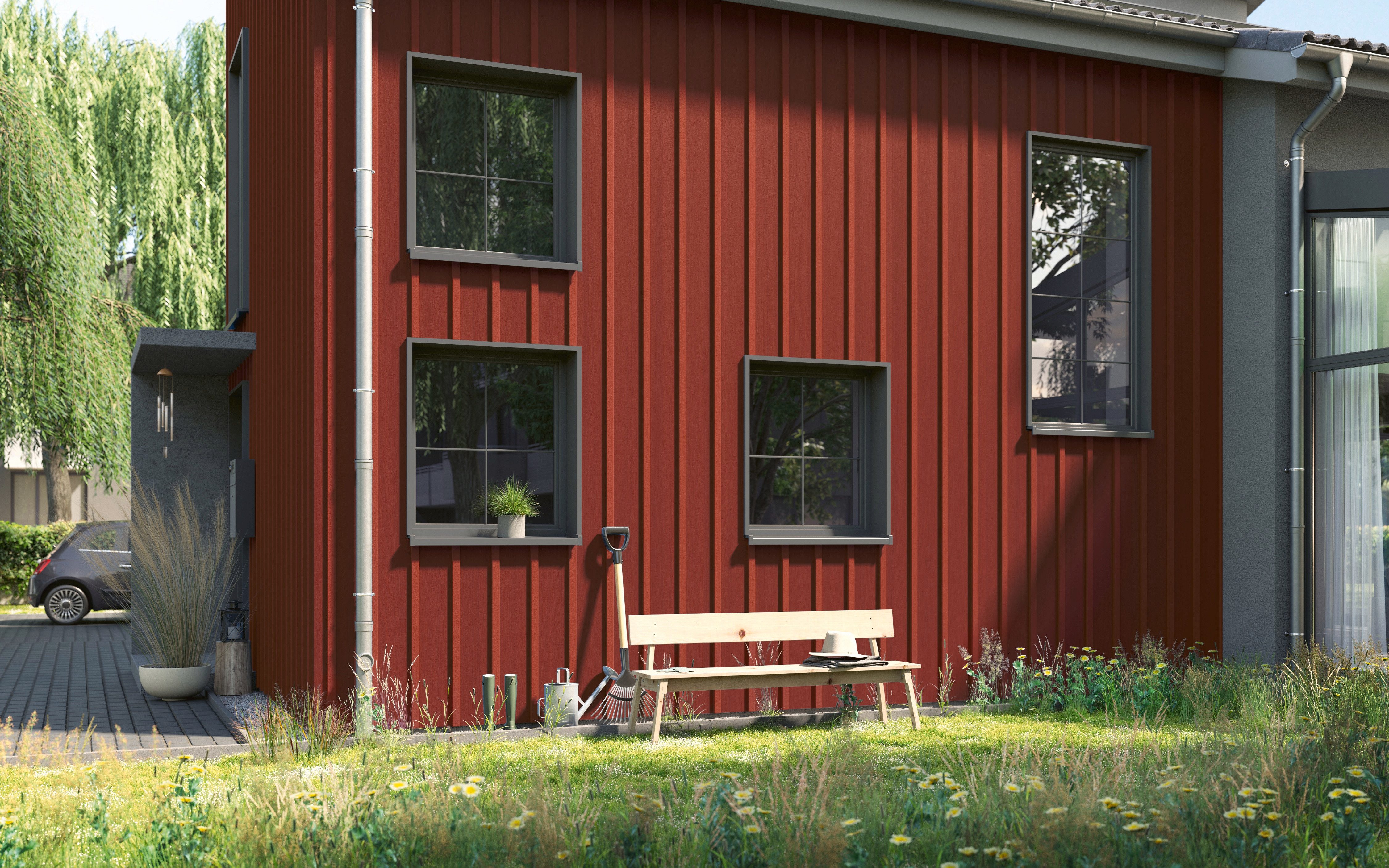 Alpina Holzschutzlasur Alpina Wetterschutz-Farbe deckend seidenmatt