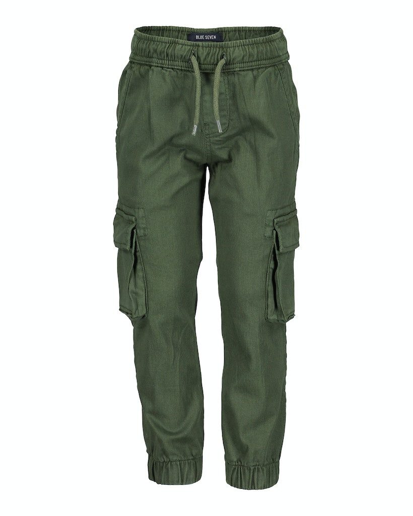 Blue Seven Cargohose Blue Seven Jungen Cargohose Hose schilf grün (1-tlg., kein Set)