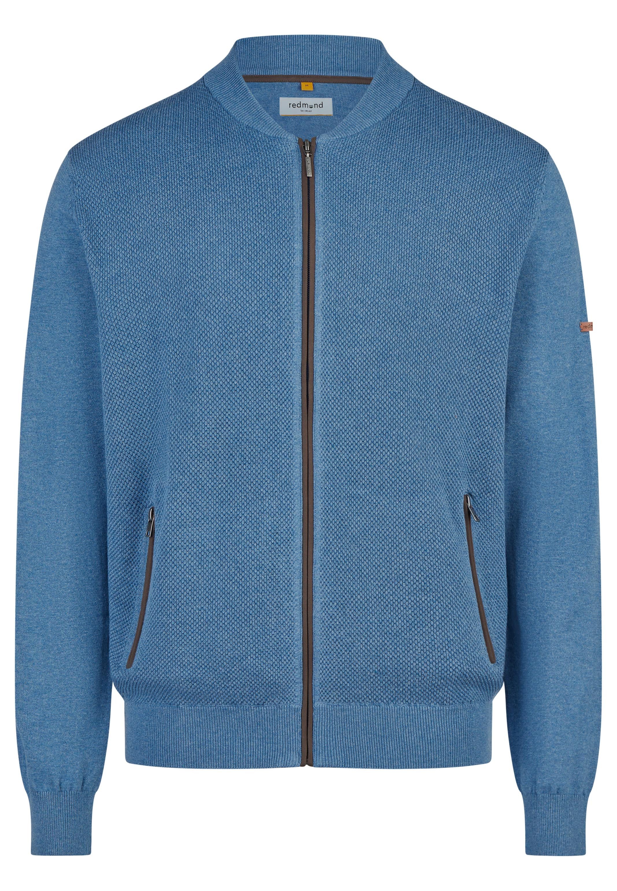 Redmond Strickjacke Basic (1-tlg) Strickjacke - Baumwolle - Atmungsaktiv