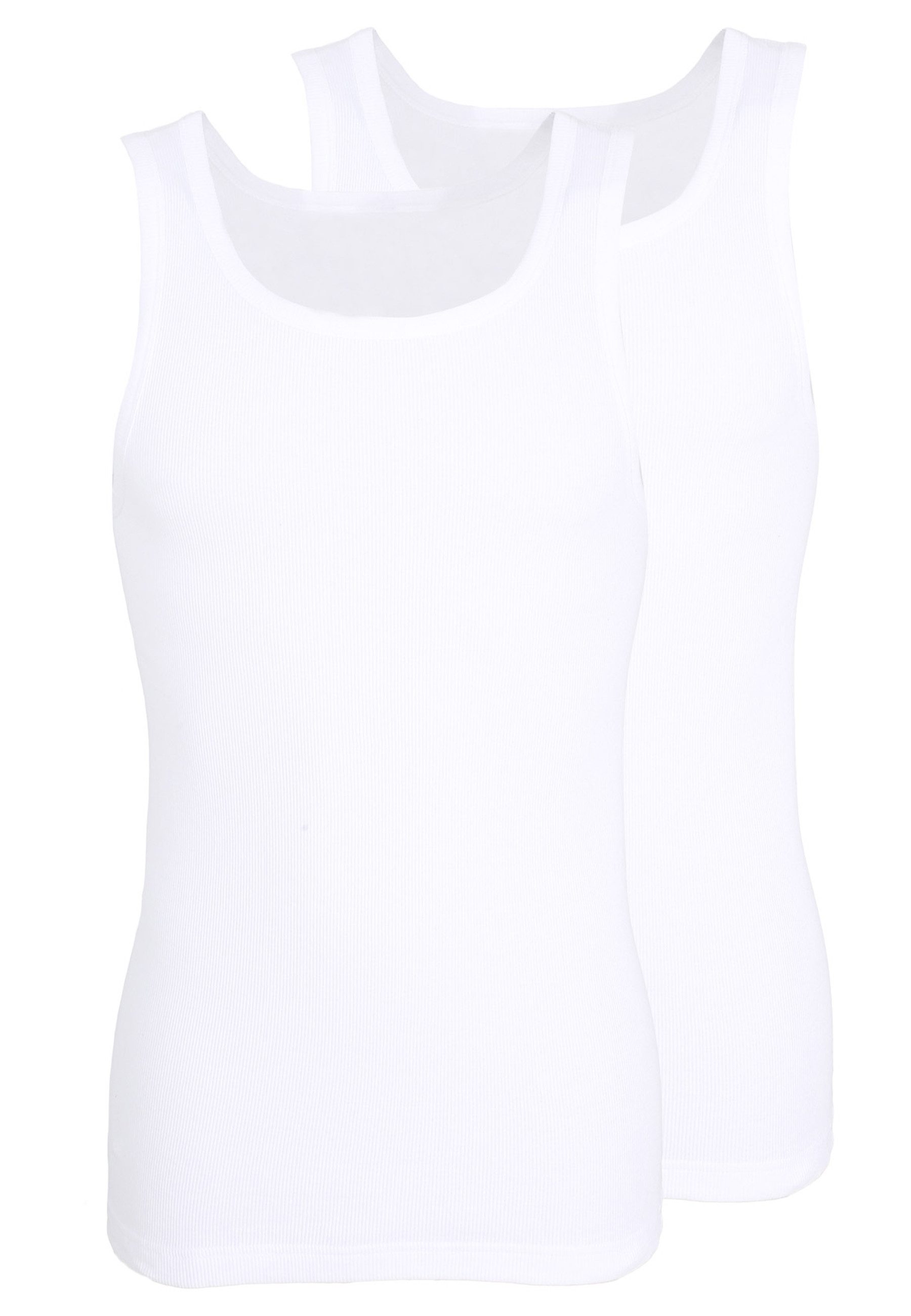 TOM TAILOR Tanktop Montana (2er Pack) Rundhalsausschnitt, slim fit, basic, elastisch, hüftbedeckend – Bild 5 von 5