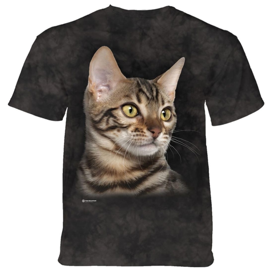 The Mountain T-Shirt Gestreifte Katze Portrait