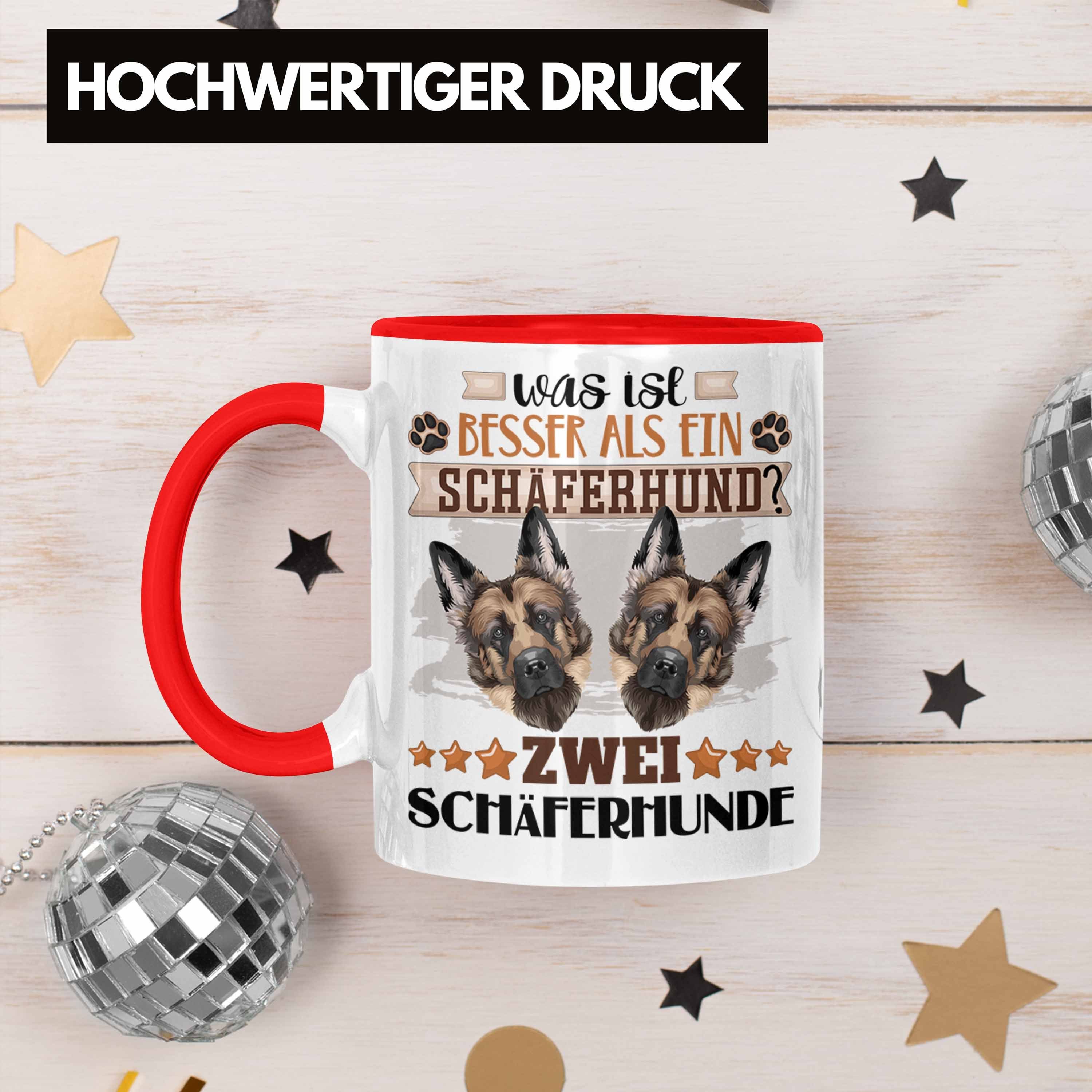 Rot Trendation Lustiger Was Geschenkidee Besitzer Schäferhund Spruch I Tasse Tasse Geschenk