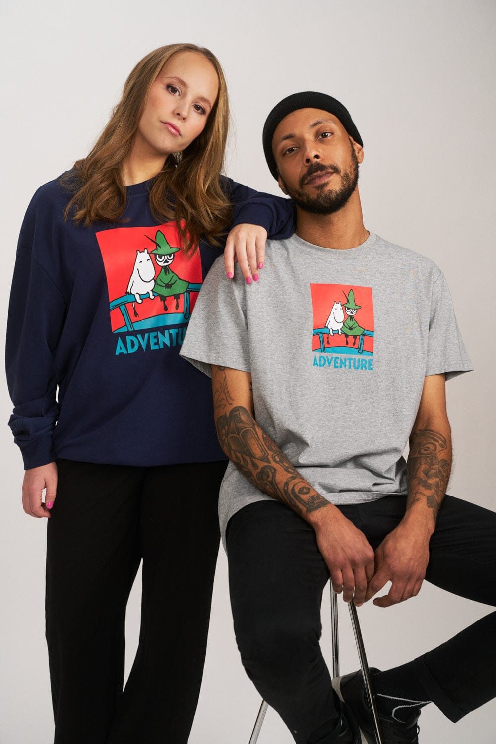 Moomin by Martinex Sweatshirt Martinex Moomin Adult Sweatshirt „Unto“ Adventure – Dark Blue