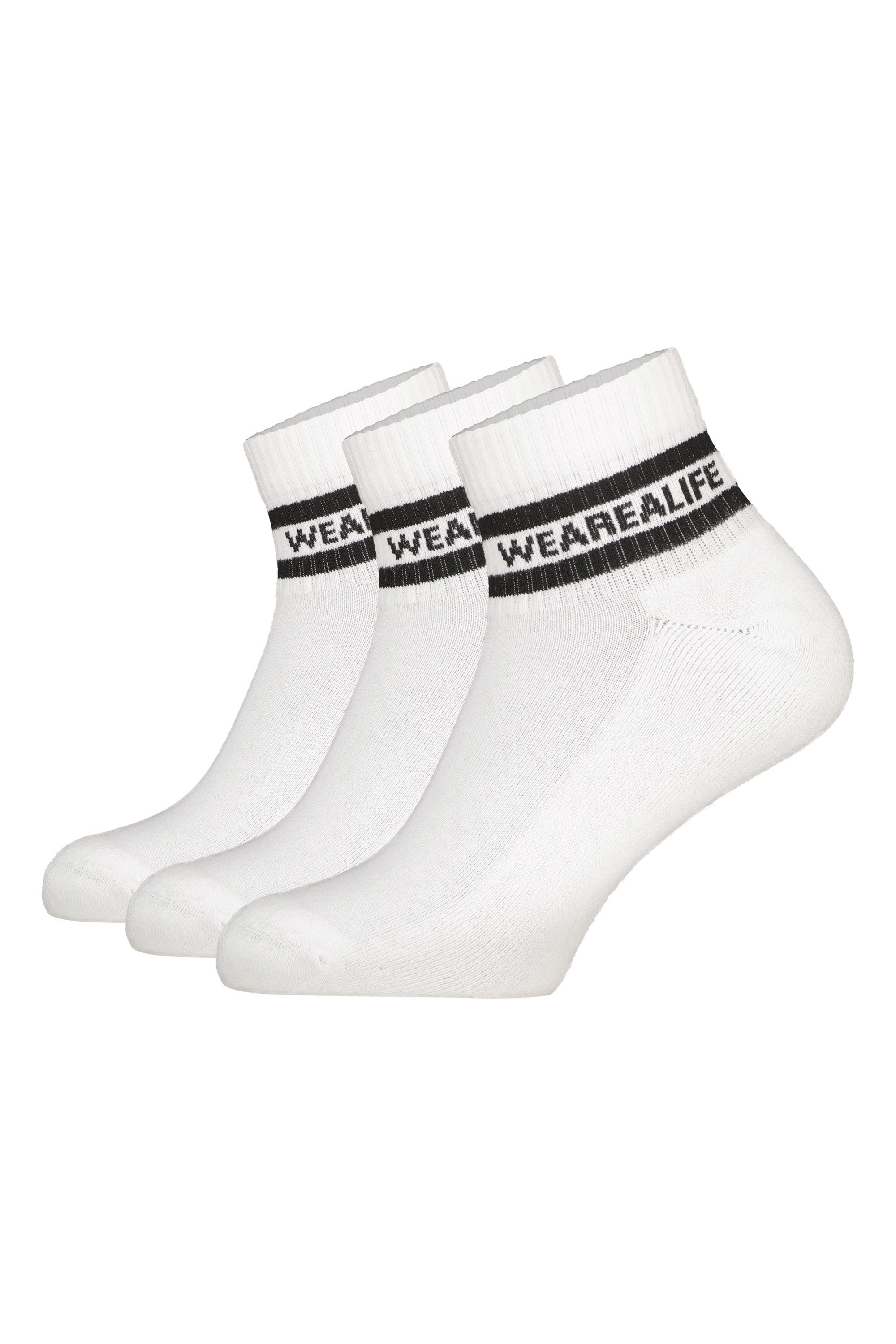 Alife & Kickin Sneakersocken Herren 3 PACK - EnnyAK Sneakersocken, Socken (Spar-Set) Sneakersocken knöchelhoch mit Streifen, aus Baumwolle mit weichem Bund
