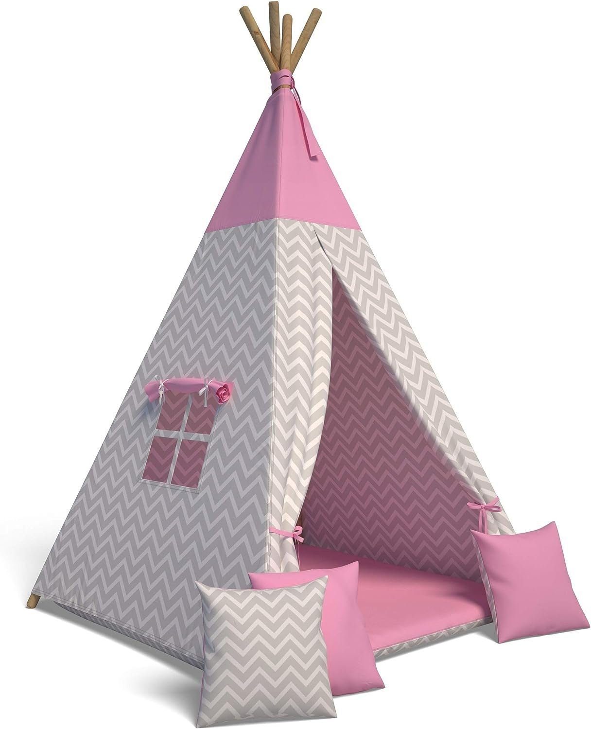 Best for Kids Tipi-Zelt Wigwam für Kinder mit Zubehör