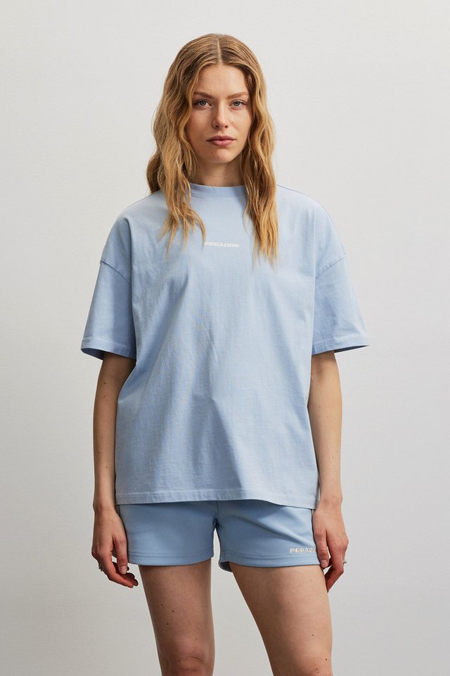 PEGADOR T-Shirt ARENDAL LOGO HEAVY OVERSIZED TEE Baumwolle, oversize