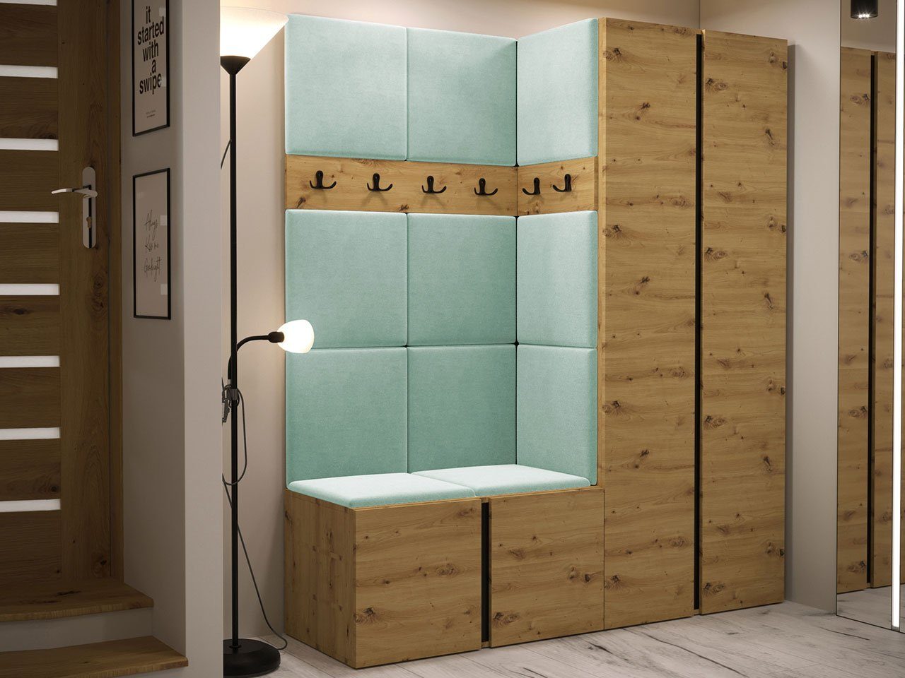 MIRJAN24 Garderoben-Set Orion III, (Komplett-Set, Kleiderschrank, günstig online kaufen