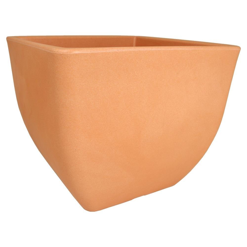 Heimwerkercenter Плантатор MePla Quadrat Blumentopf Napoli 40x40cm, Terra, frostfester Kunstoff