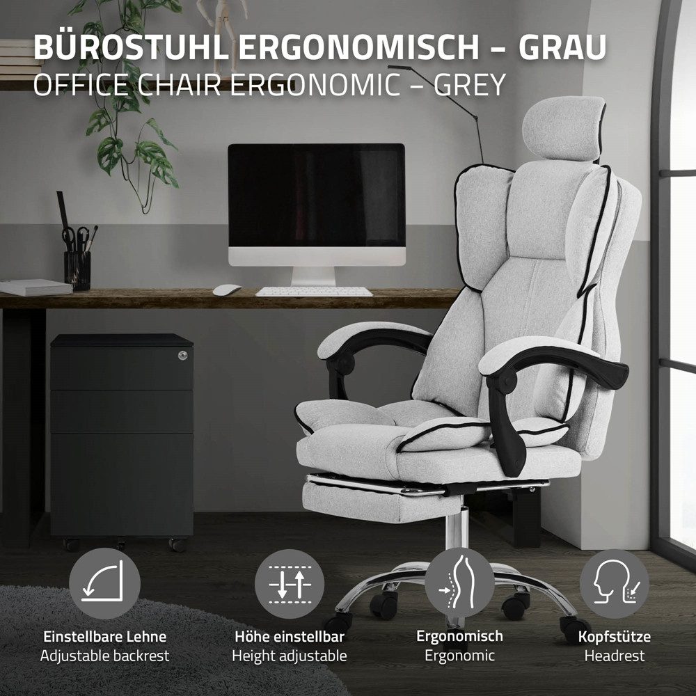 ML-DESIGN Bürostuhl Computerstuhl Schreibtischstuhl für Büro & Arbeitszimme günstig online kaufen