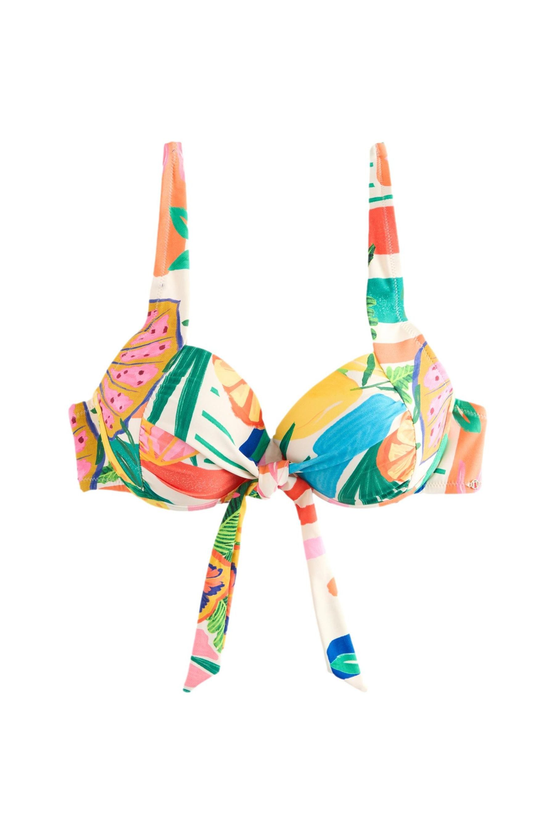 Next Bügel-Bikini-Top Wattiertes Bikinioberteil mit Bügel und Schleife (1-St)