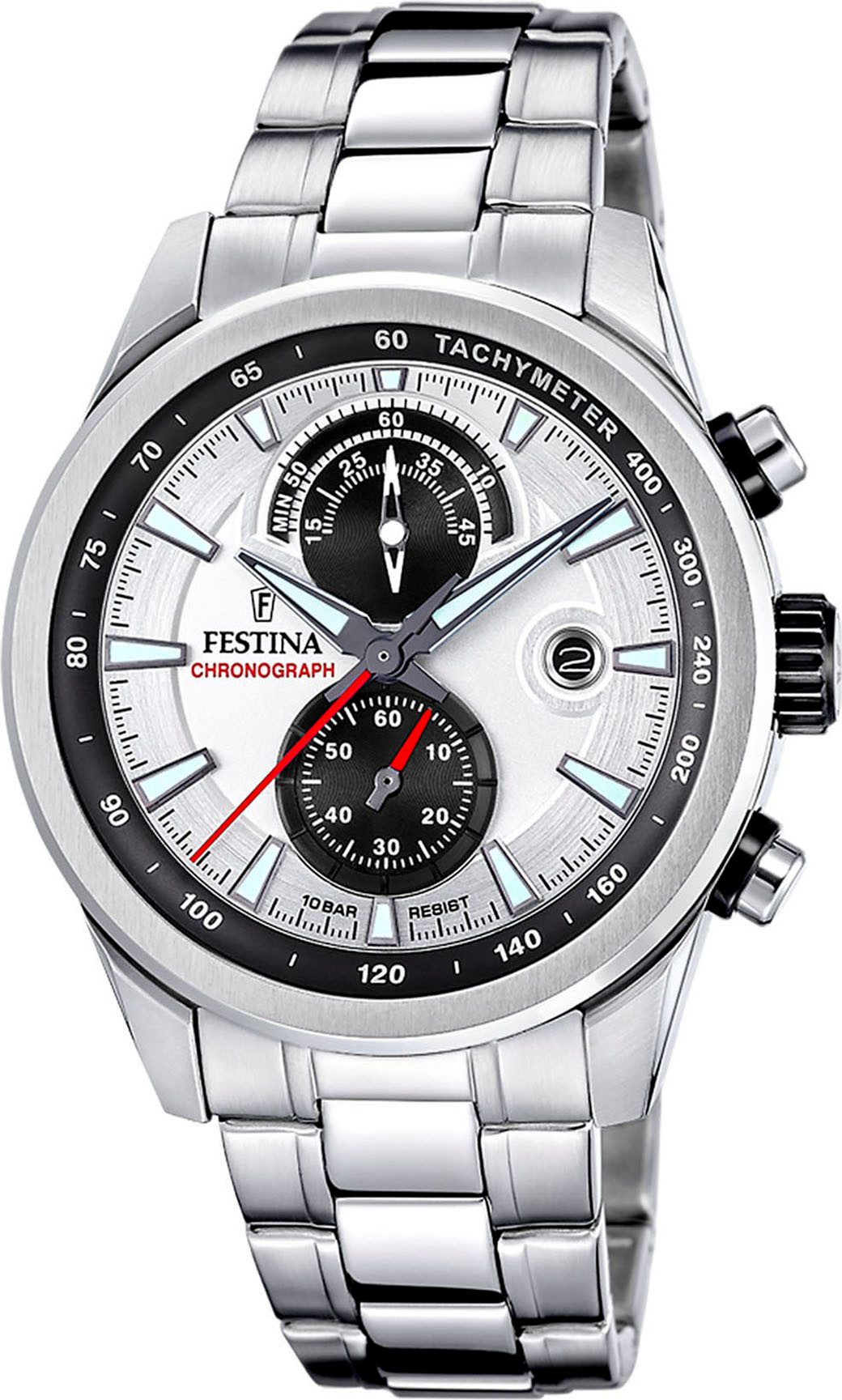 Festina Chronograph Timeless Chronograph F20694/1, Quarzuhr, günstig online kaufen