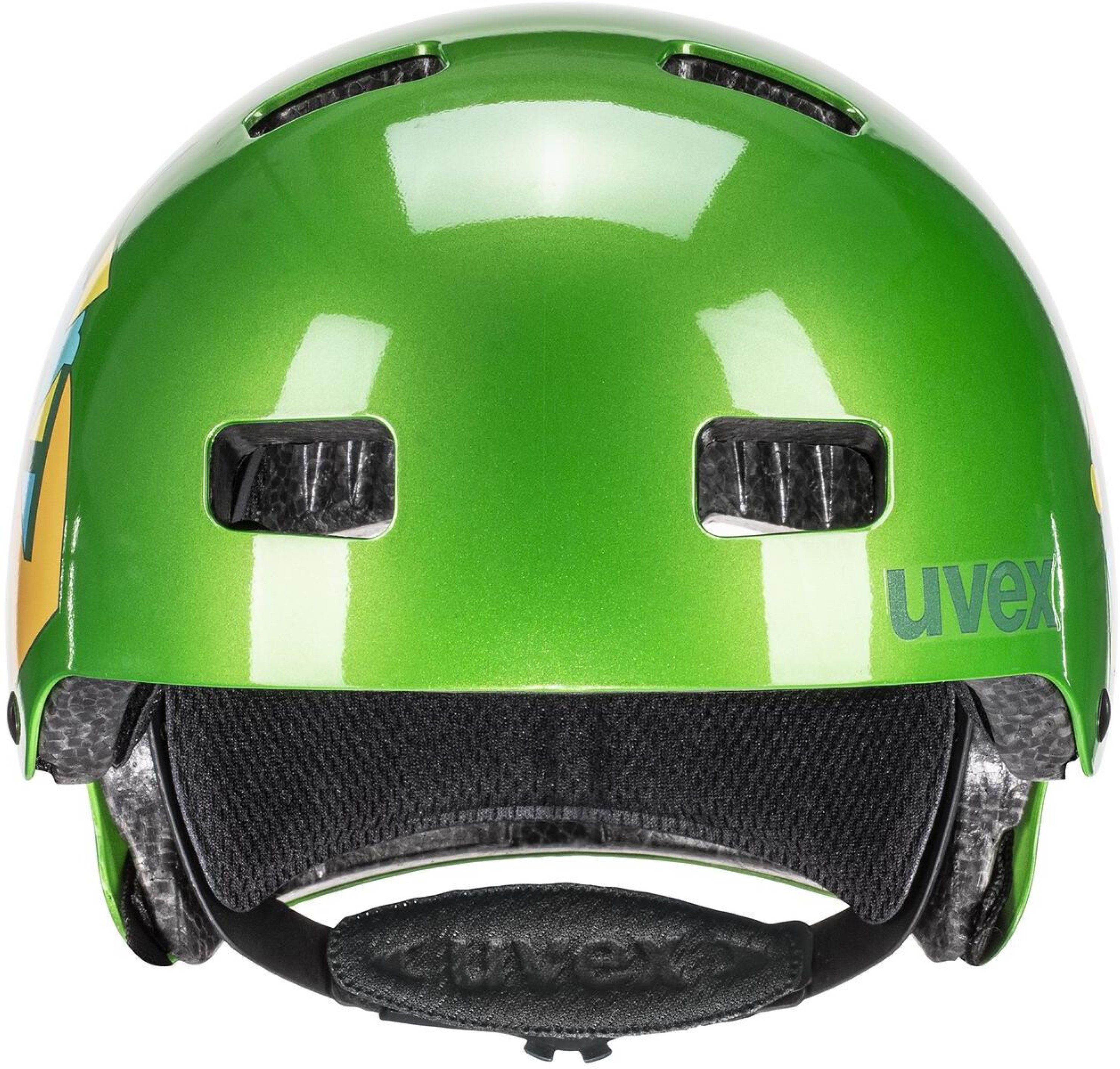 Uvex Kinderfahrradhelm Kid 3 SWAG green (metallic)