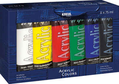 Kreul Acrylfarbe Acrylfarbe-Set el Greco Acrylic, 6 Farben