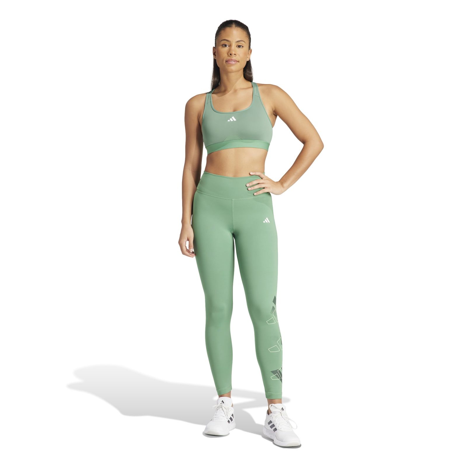 adidas Performance Trainingstights Sport-Tight 7/8 (enganliegend) Train Essentials Brand Lover grün Damen
