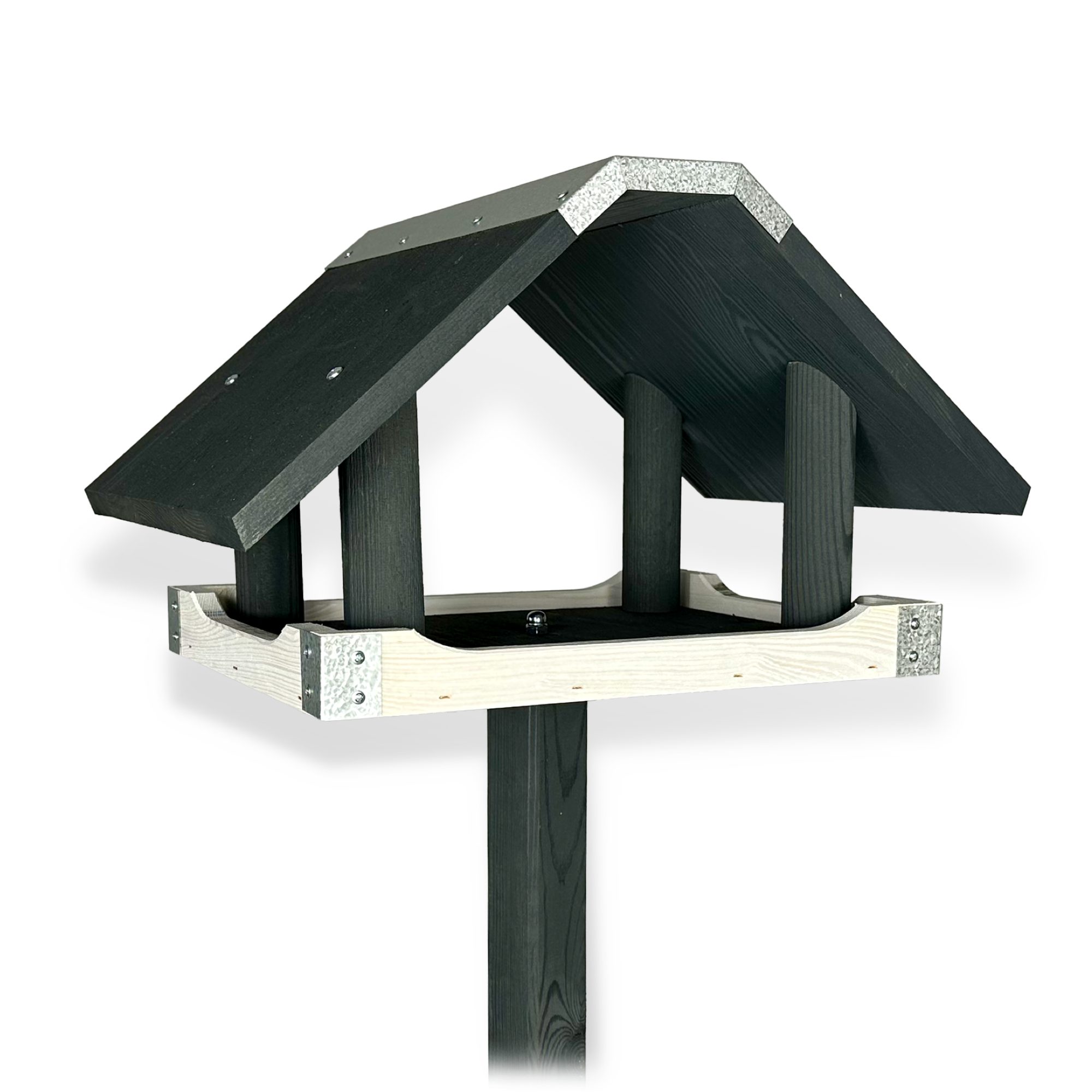 gartenetage Vogelhaus Modernes Vogelhaus & 2in1 Ständer aus Kiefernholz, We günstig online kaufen