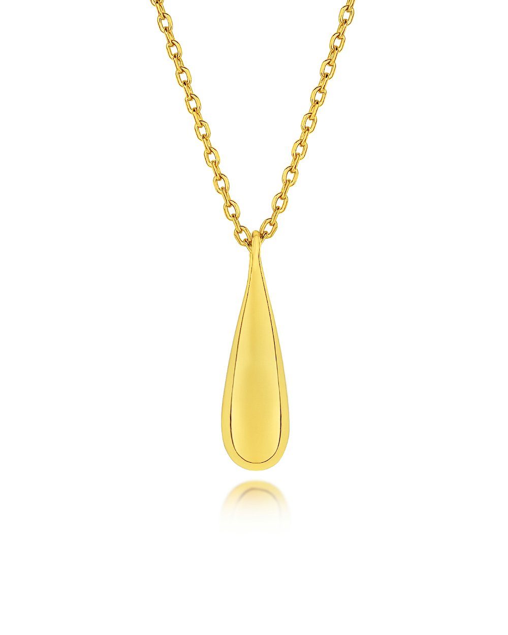 Kette mit Anhänger 'Tabea' Damen Halskette Silber 925 vergoldet 18k Gold mit Anhänger