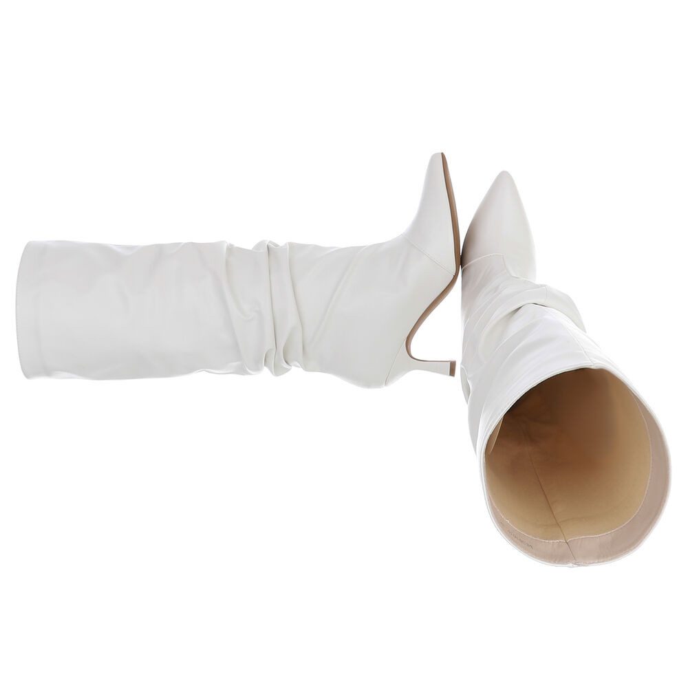 Ital-Design Moderne Slouch-Stiefel mit spitzer Zehenform für Damen Stiefel günstig online kaufen