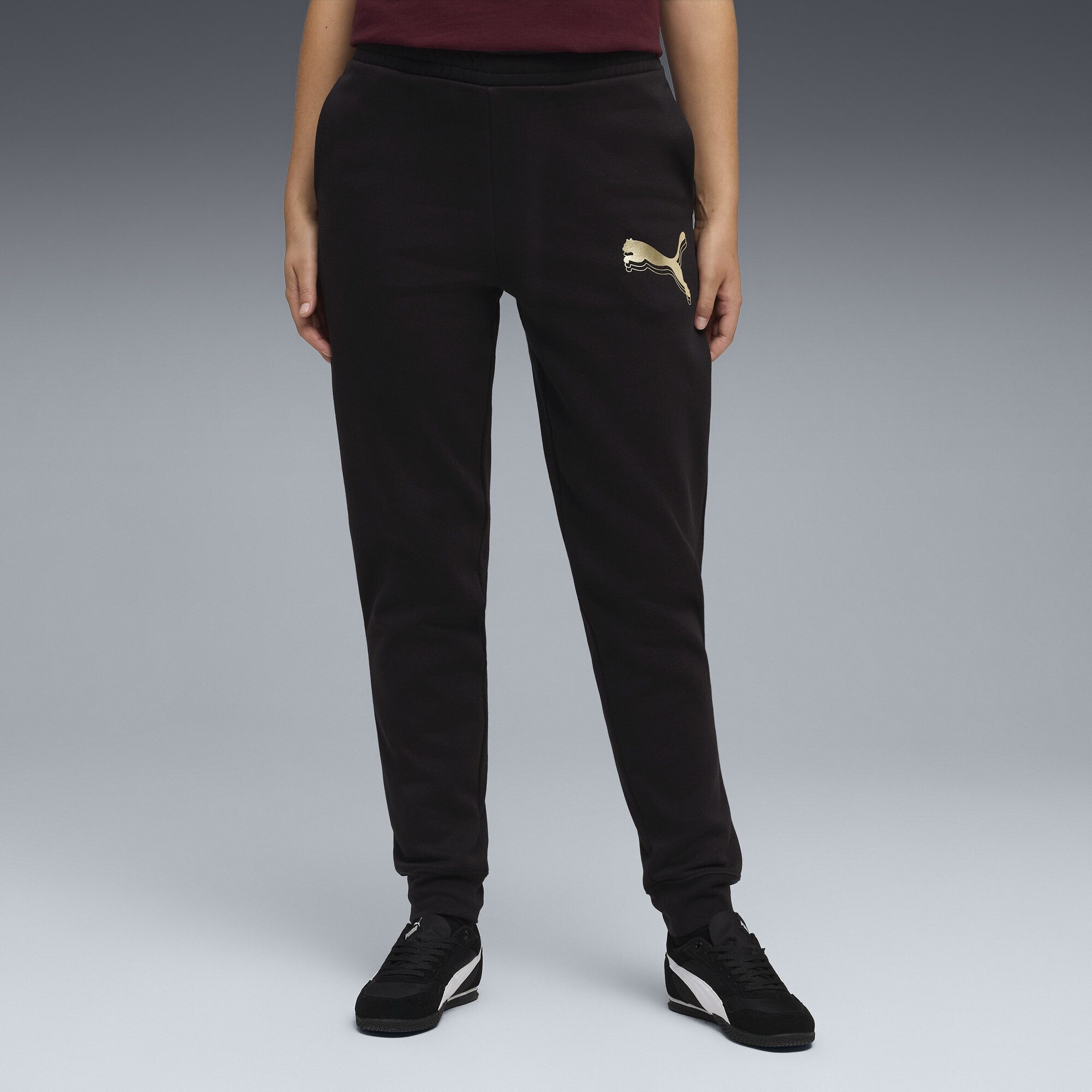 PUMA Sporthose Essentials Metallic Jogginghose Damen günstig online kaufen
