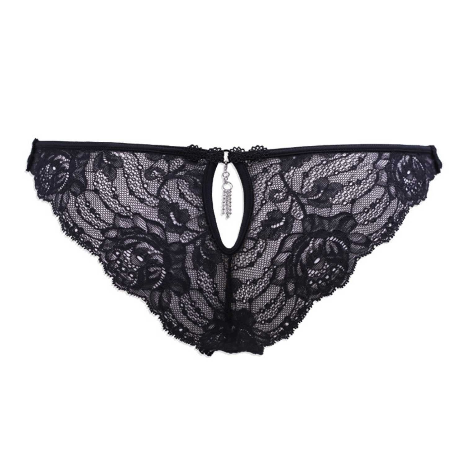 Luxxa Tangaslip Borsalino Tanga ouvert schwarz sexy M