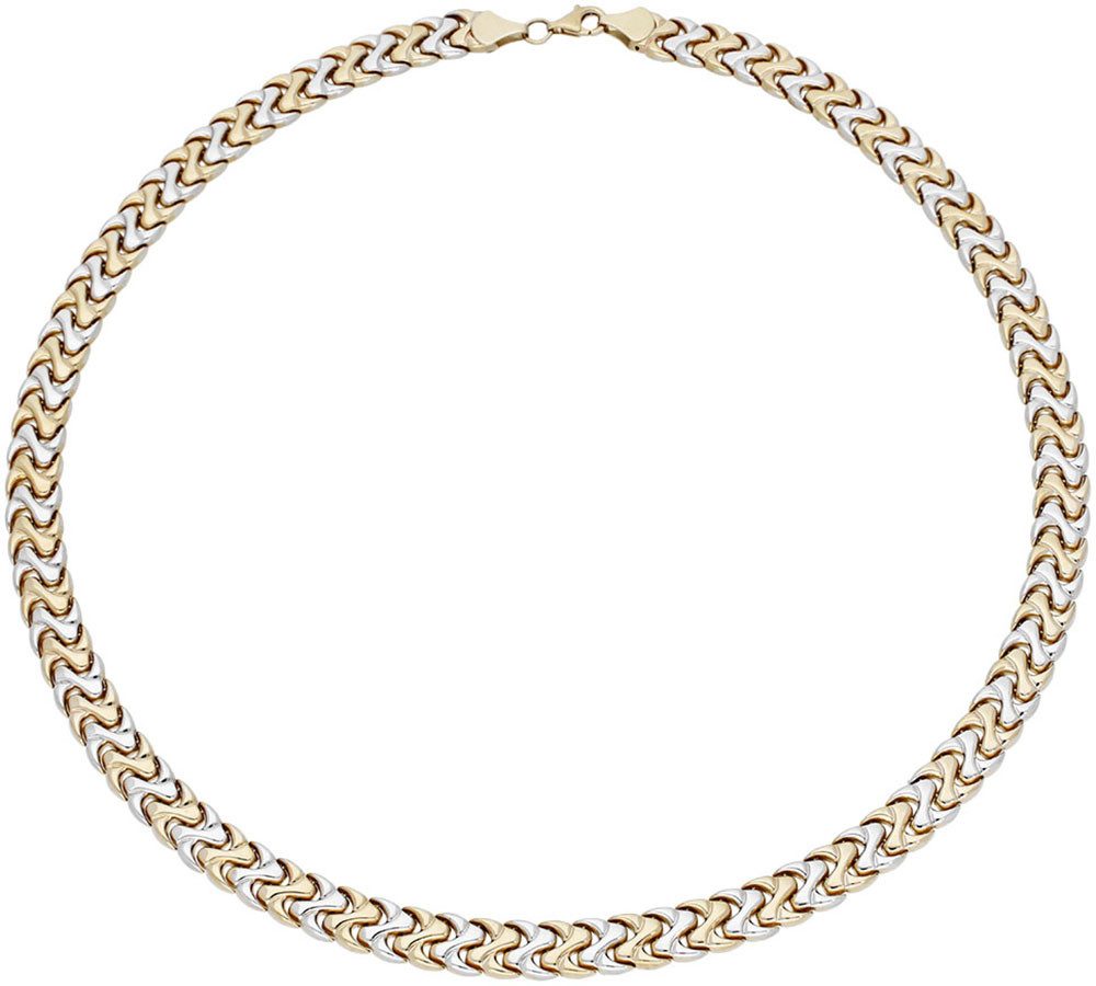 Firetti Collier Schmuck Geschenk Gold 375 Fantasie Halskette, ca. 8 mm breit