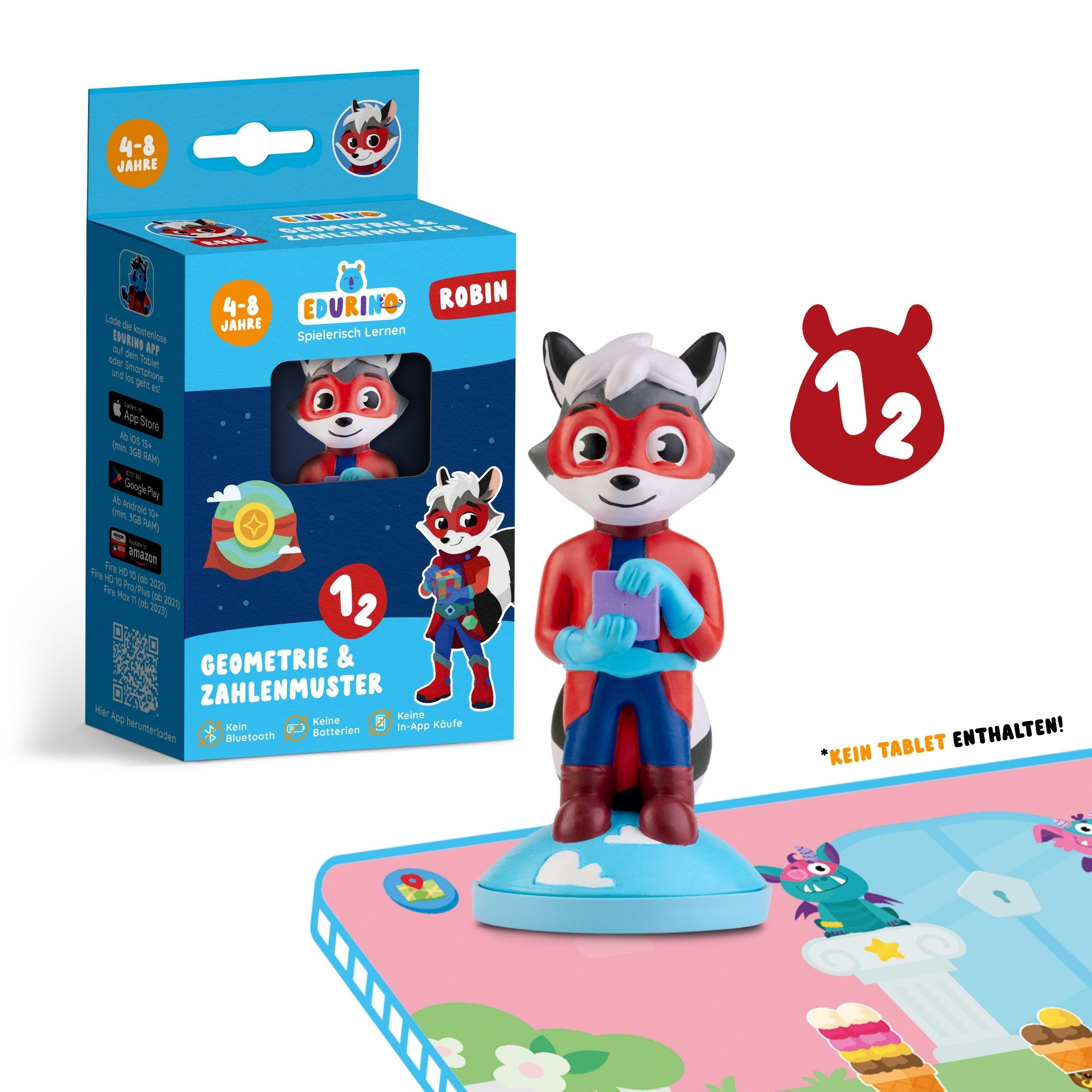 Edurino Lernspielzeug Hero Robin Lernfigur Geometrie & Zahlenmuster I Forme günstig online kaufen