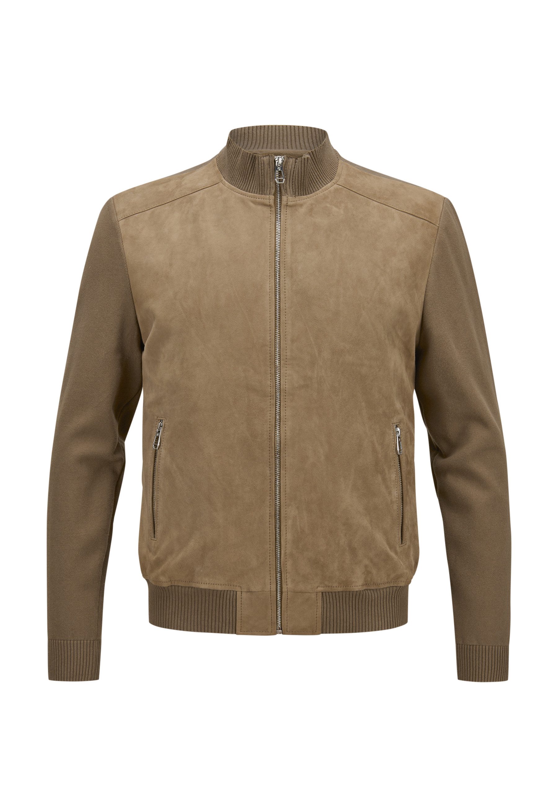 Milestone Lederjacke MSTristan Herren Bikerjacke Jacke Leder klassisch normale Passform