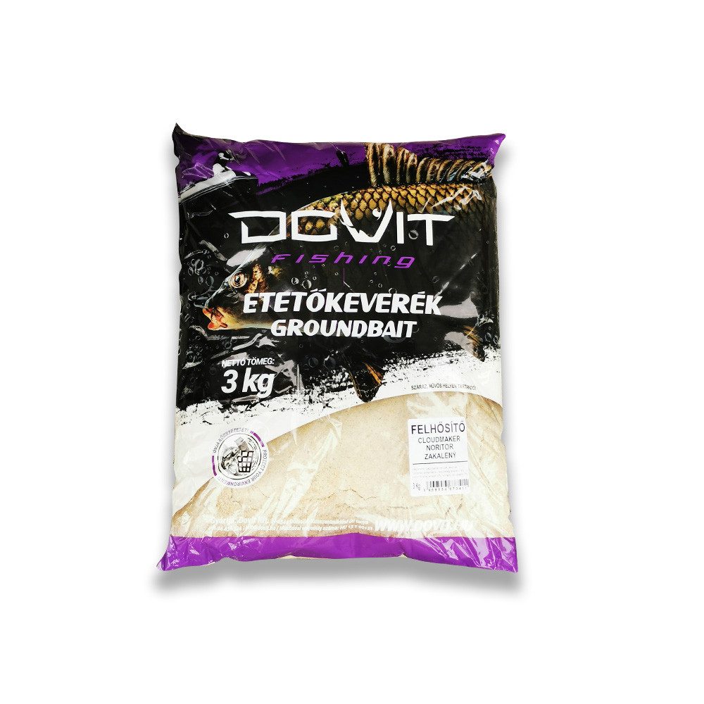 DOVIT FISHING Kunstköder 3kg Grundfutter Cloudmaker/Wolkenmacher - Karpfenfutter Lock Feeder, Für Karpfen, Brassen, Schleien, Rotaugen, Karausche, Graskarpfen