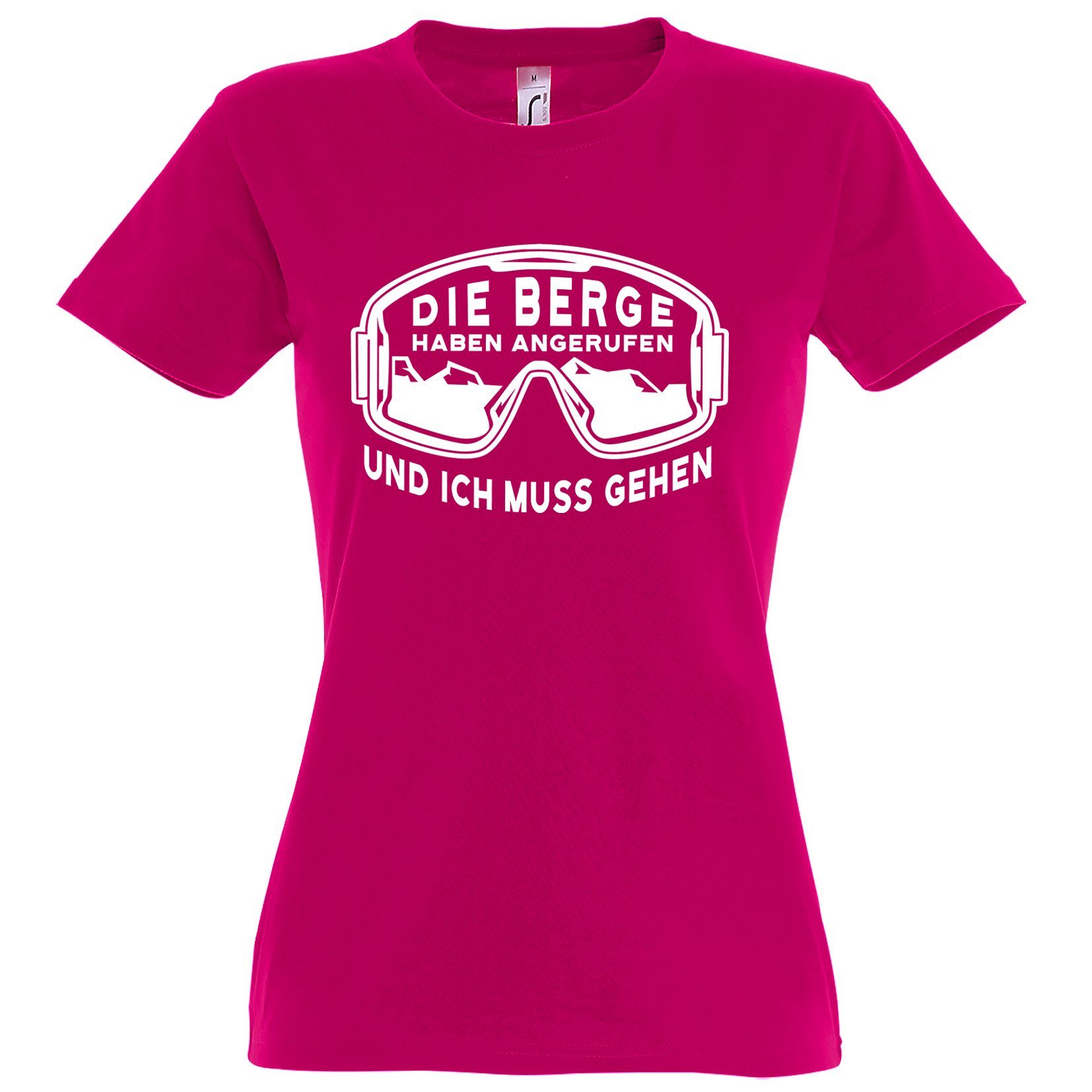 T-Shirt Ich Muss Zu Den Bergen Damen Shirt