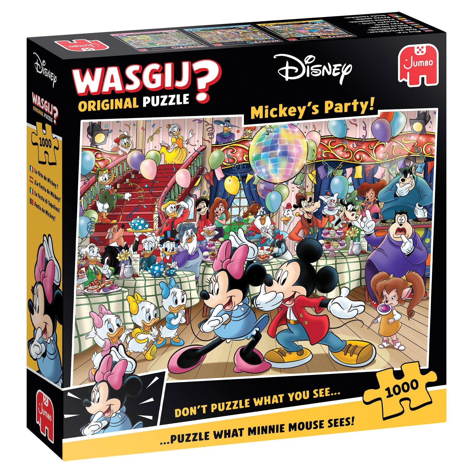 Jumbo Spiele Puzzle Wasgij Original, Disney Mickeys Party, 1000 Teile Puzzl günstig online kaufen