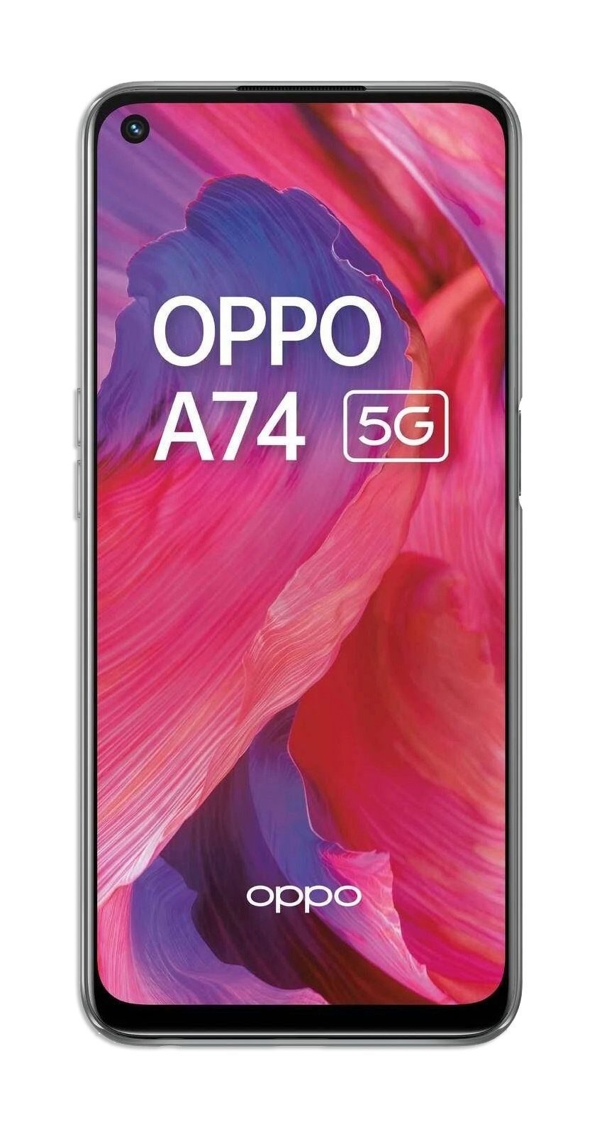 cofi1453 Handyhülle Silikon Hülle Basic Oppo A74 5G, Case Cover Schutzhülle Bumper