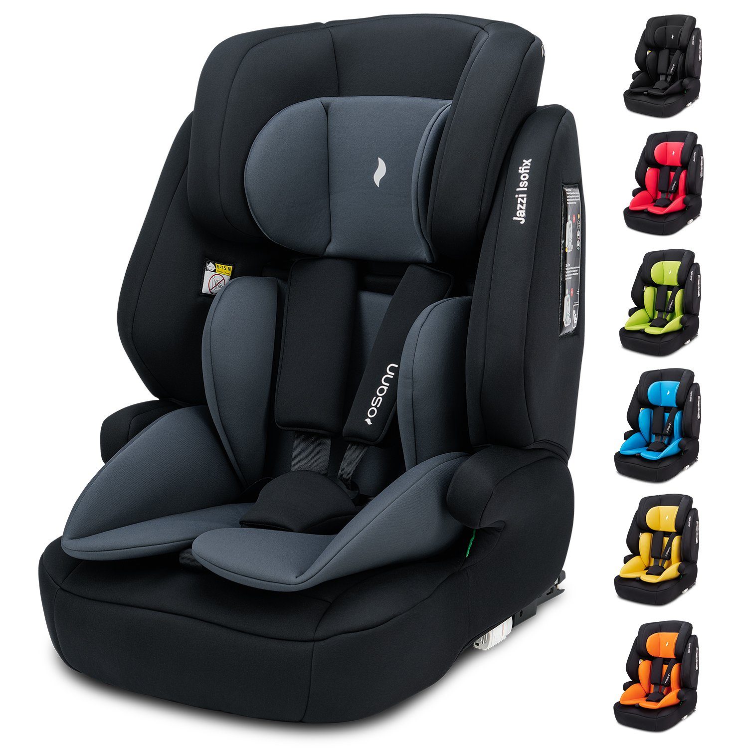 Osann Autokindersitz Jazzi Isofix, ab: 15 Monate, bis: 12 Jahre, Kindersitz mit Isofix, für Kinder von 76 bis 150 cm