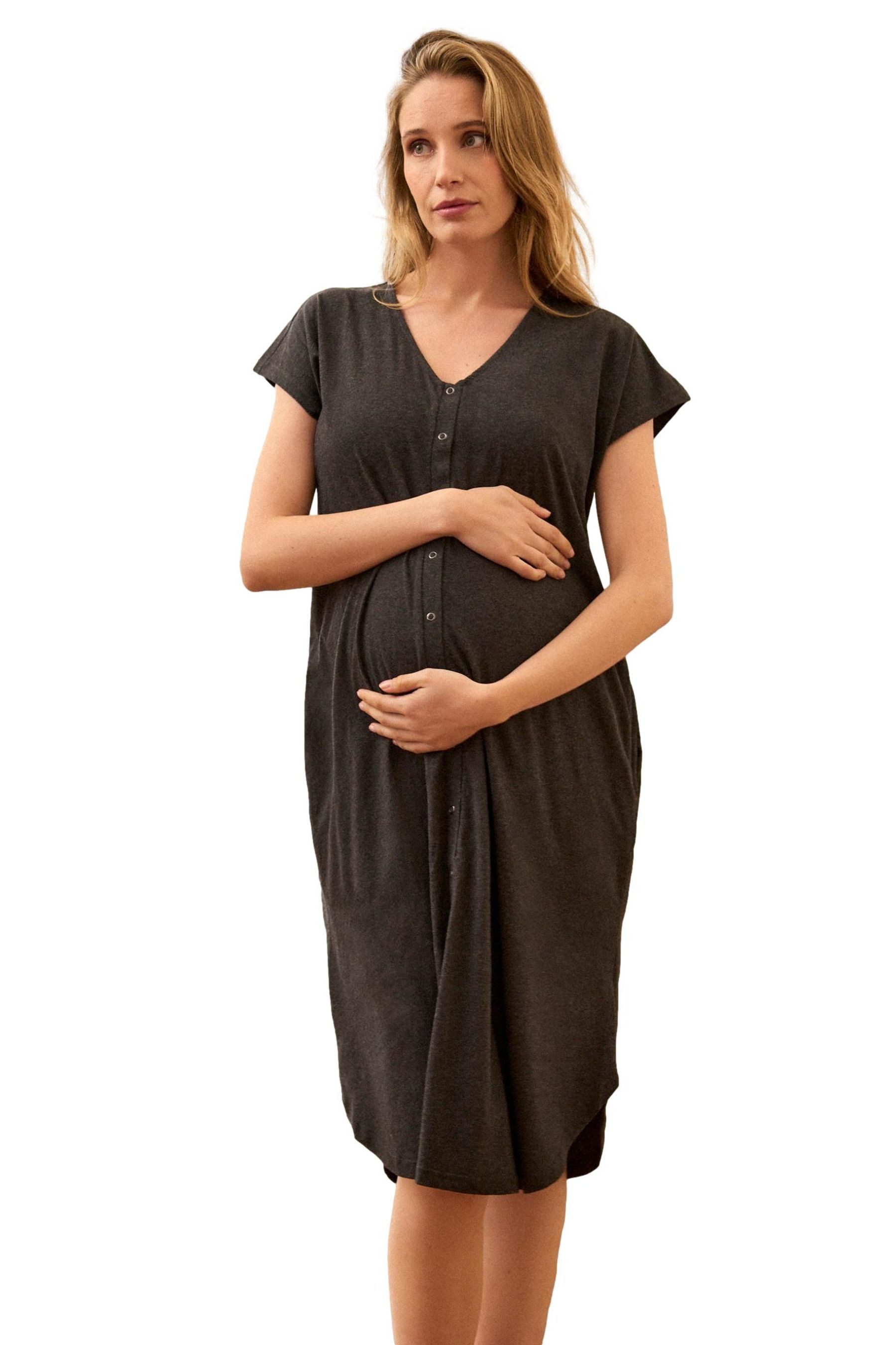 Seraphine Nachthemd Seraphine Krankenhaustasche + Geburtskittel (1-tlg)