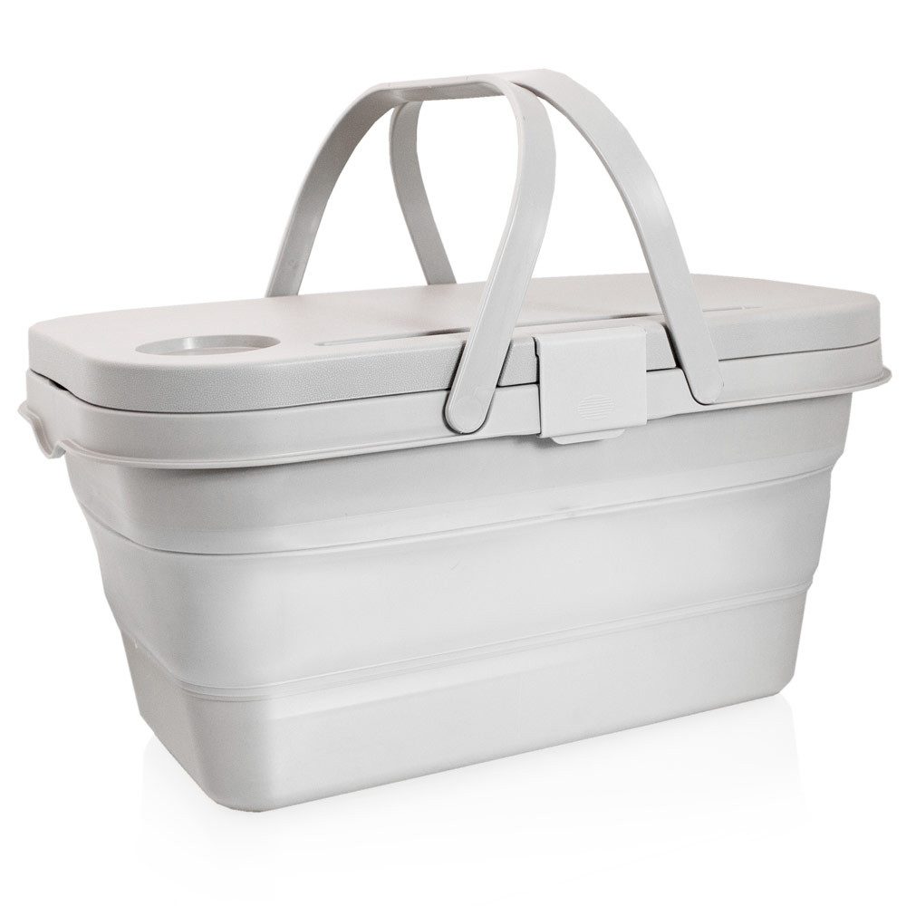 Bituxx Picknickkorb Grizzly Picknick Korb Beige (MS-18814)